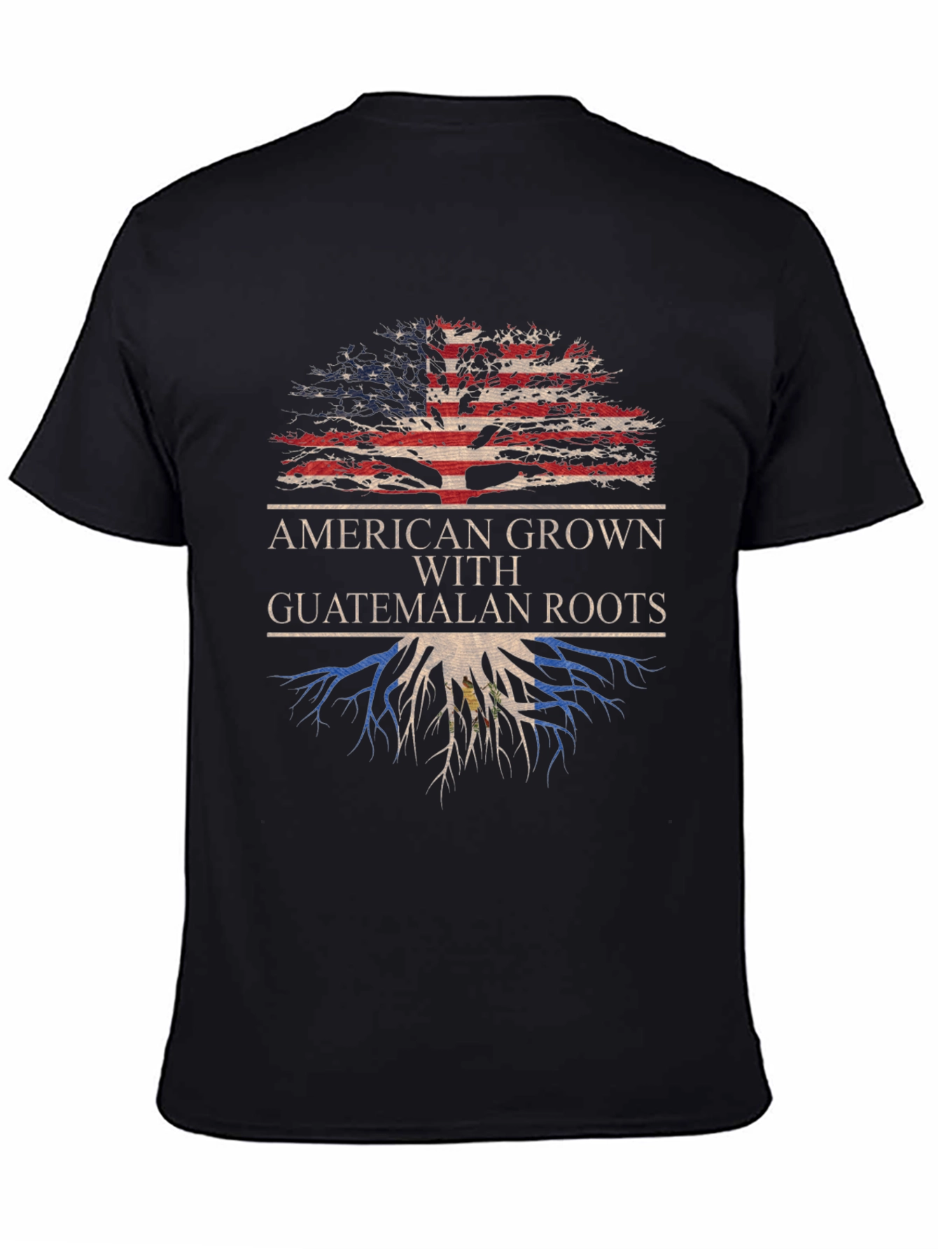 Camiseta American Grown with Guatemalan Roots