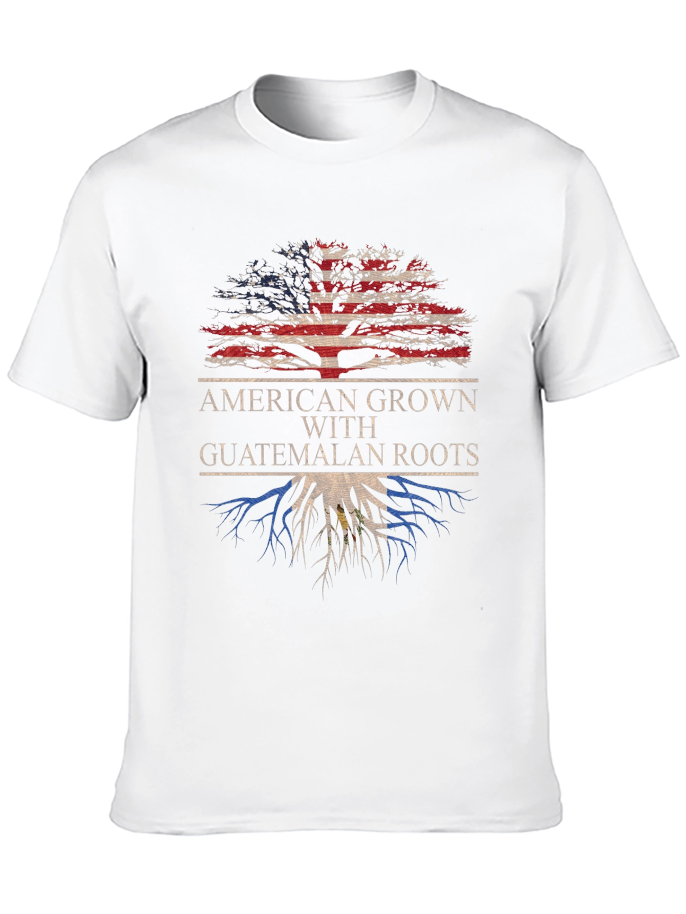 Camiseta American Grown with Guatemalan Roots