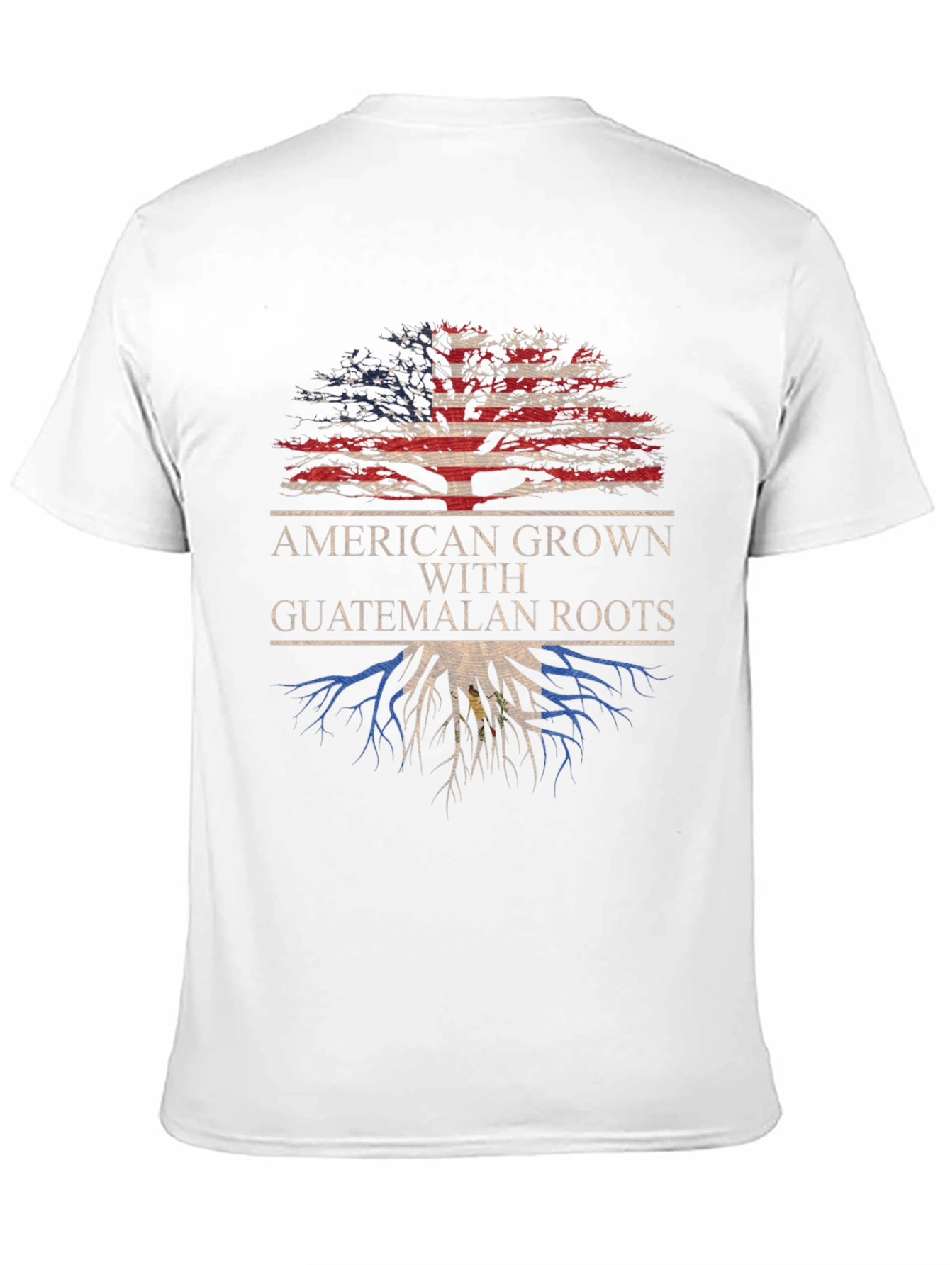 Camiseta American Grown with Guatemalan Roots