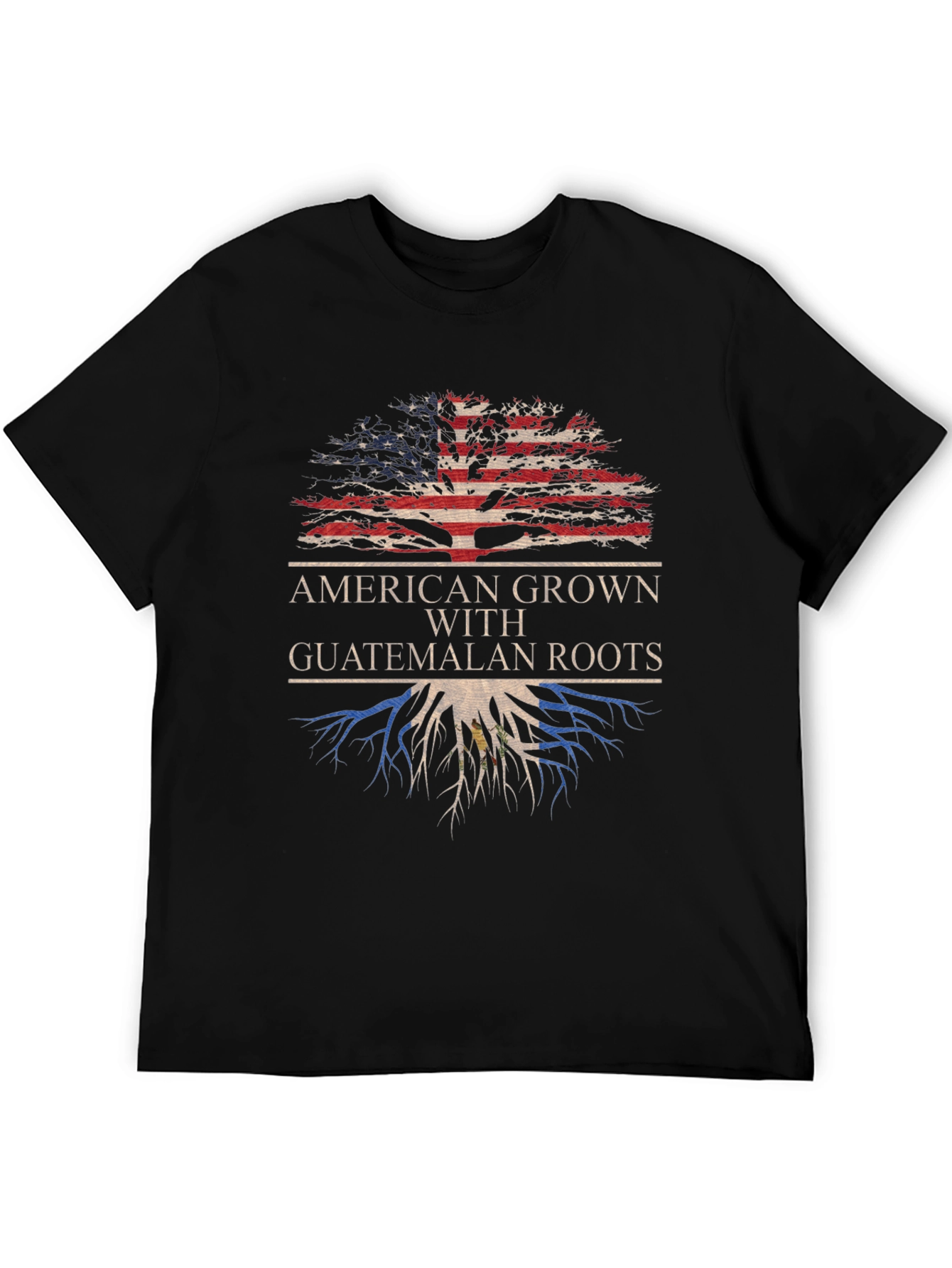 Camiseta American Grown with Guatemalan Roots