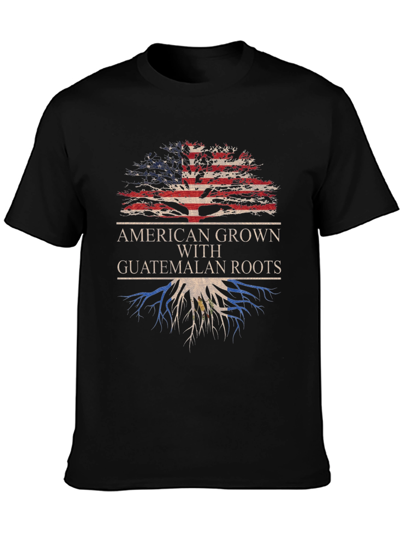 Camiseta American Grown with Guatemalan Roots