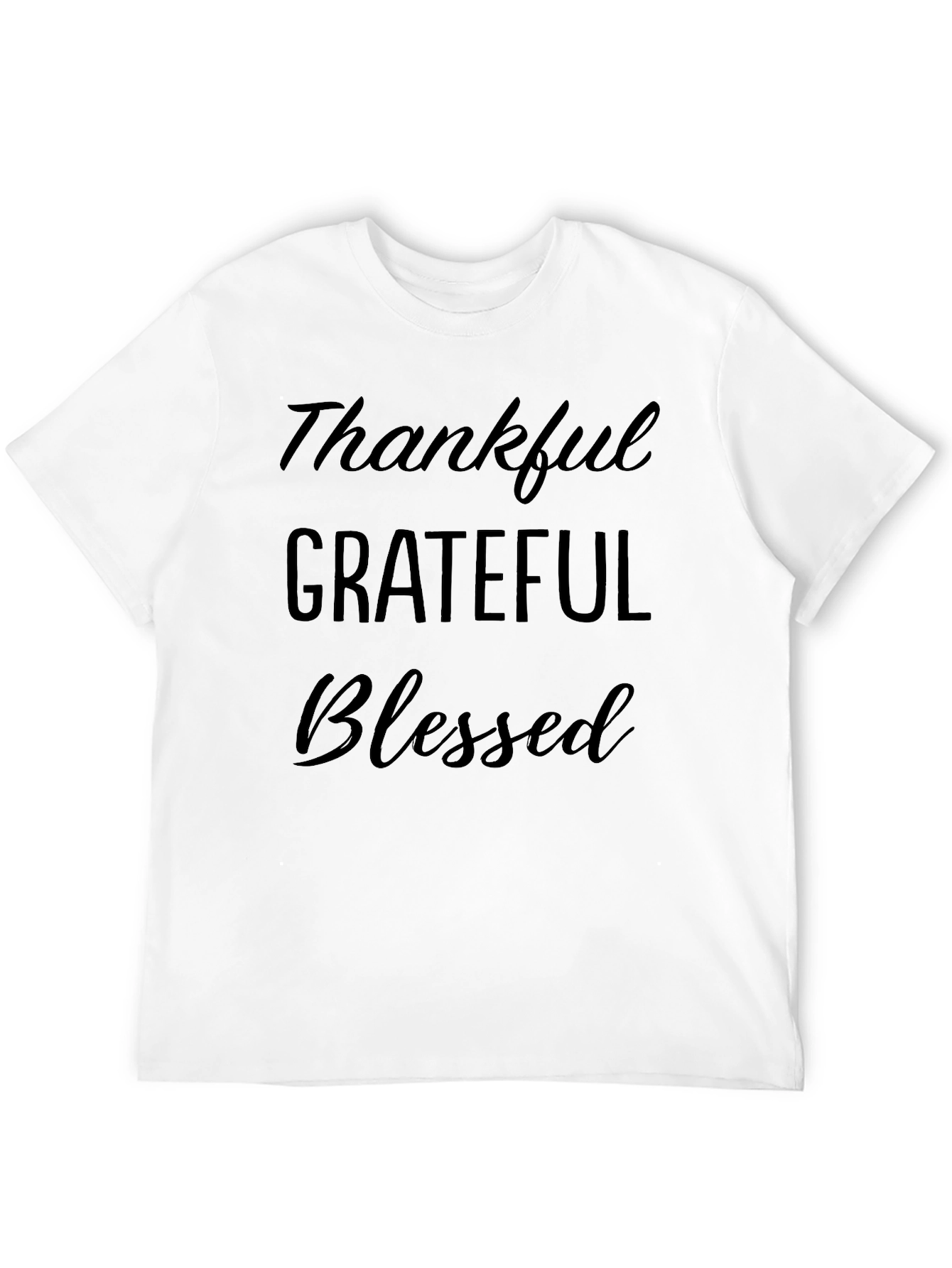 Camiseta Agradecido Bendecido Agradecido