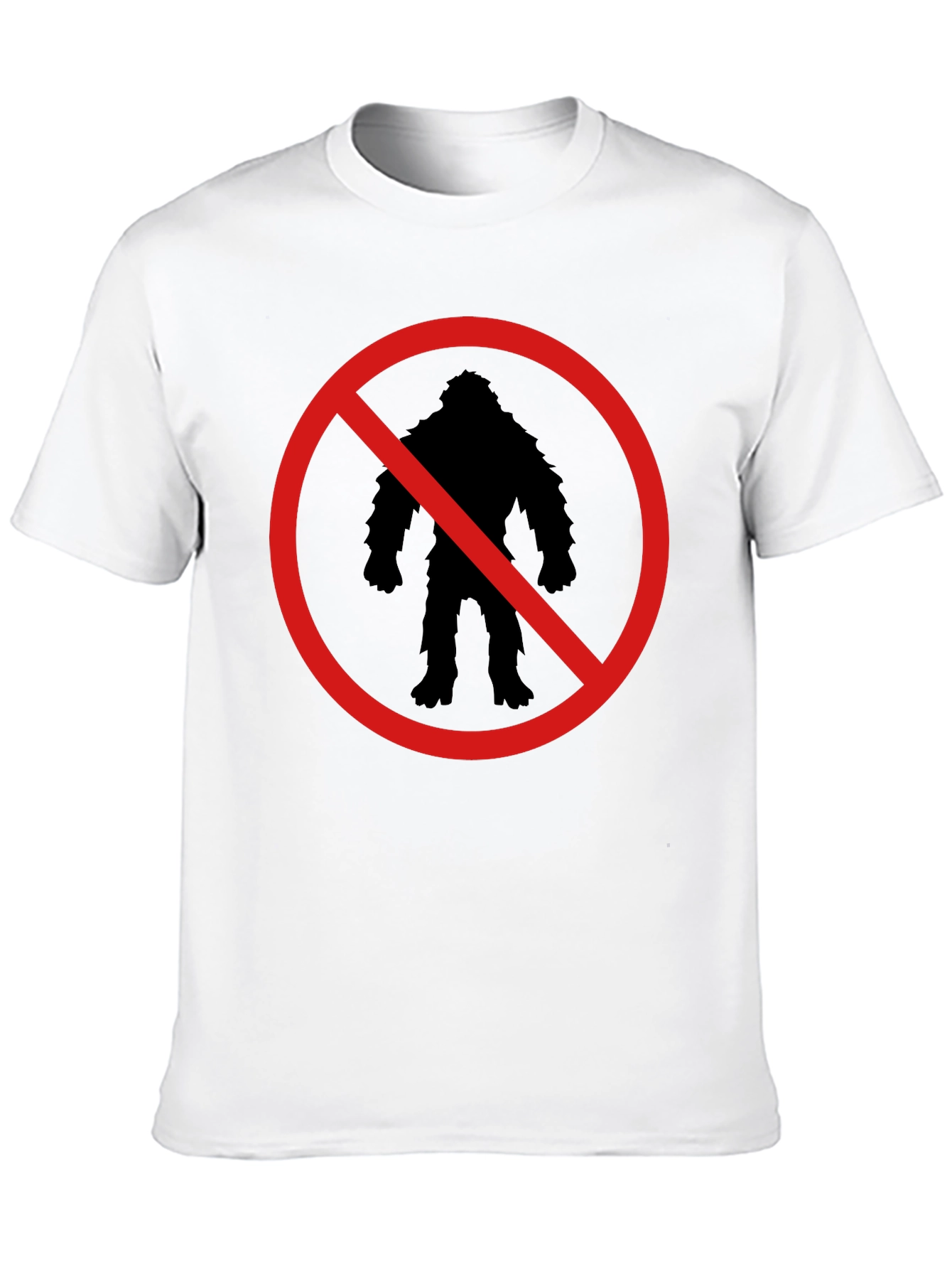 Camiseta Negra Prohibido Bigfoot