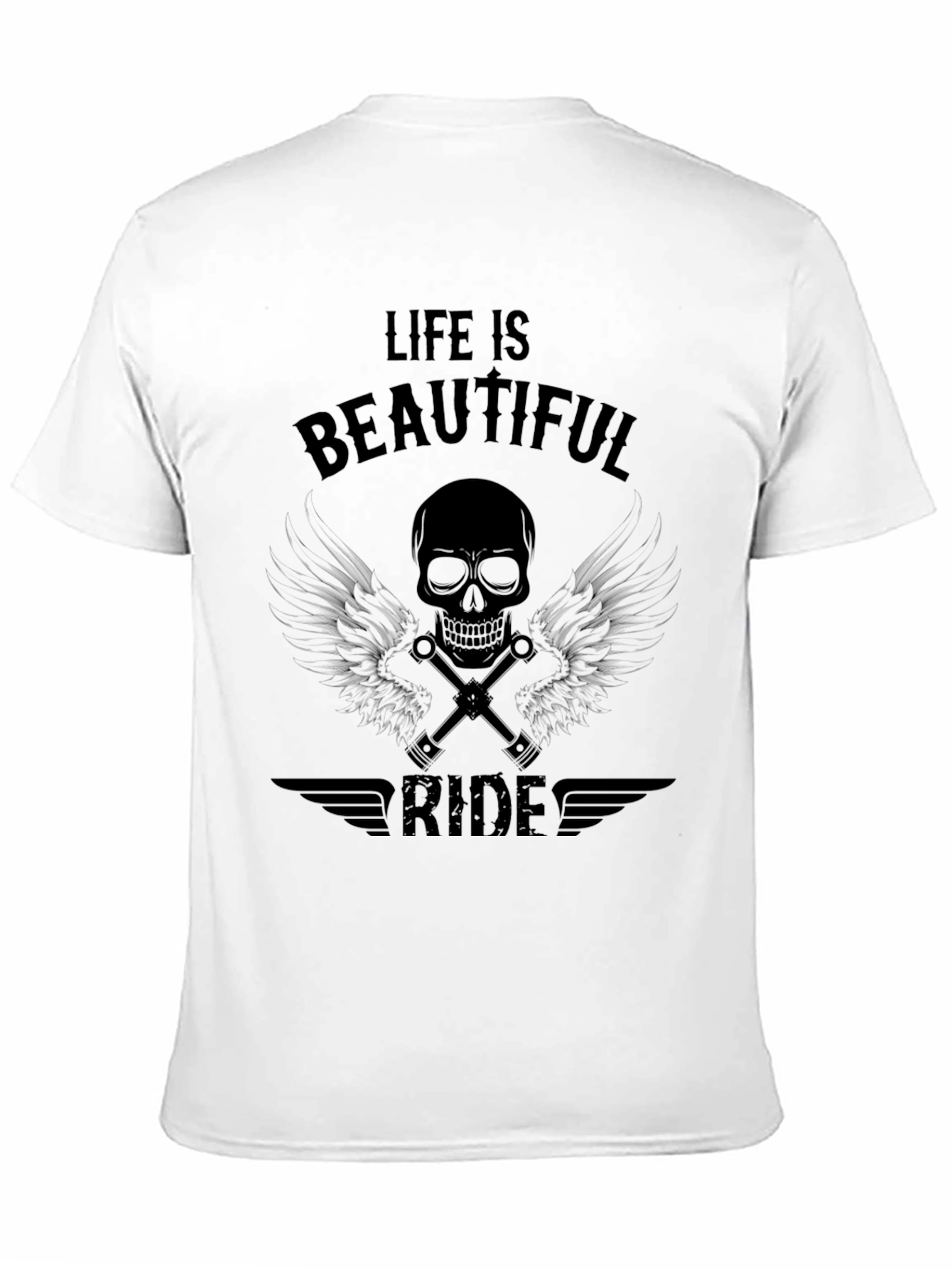 Camiseta Negra: Vida es un Hermoso Viaje