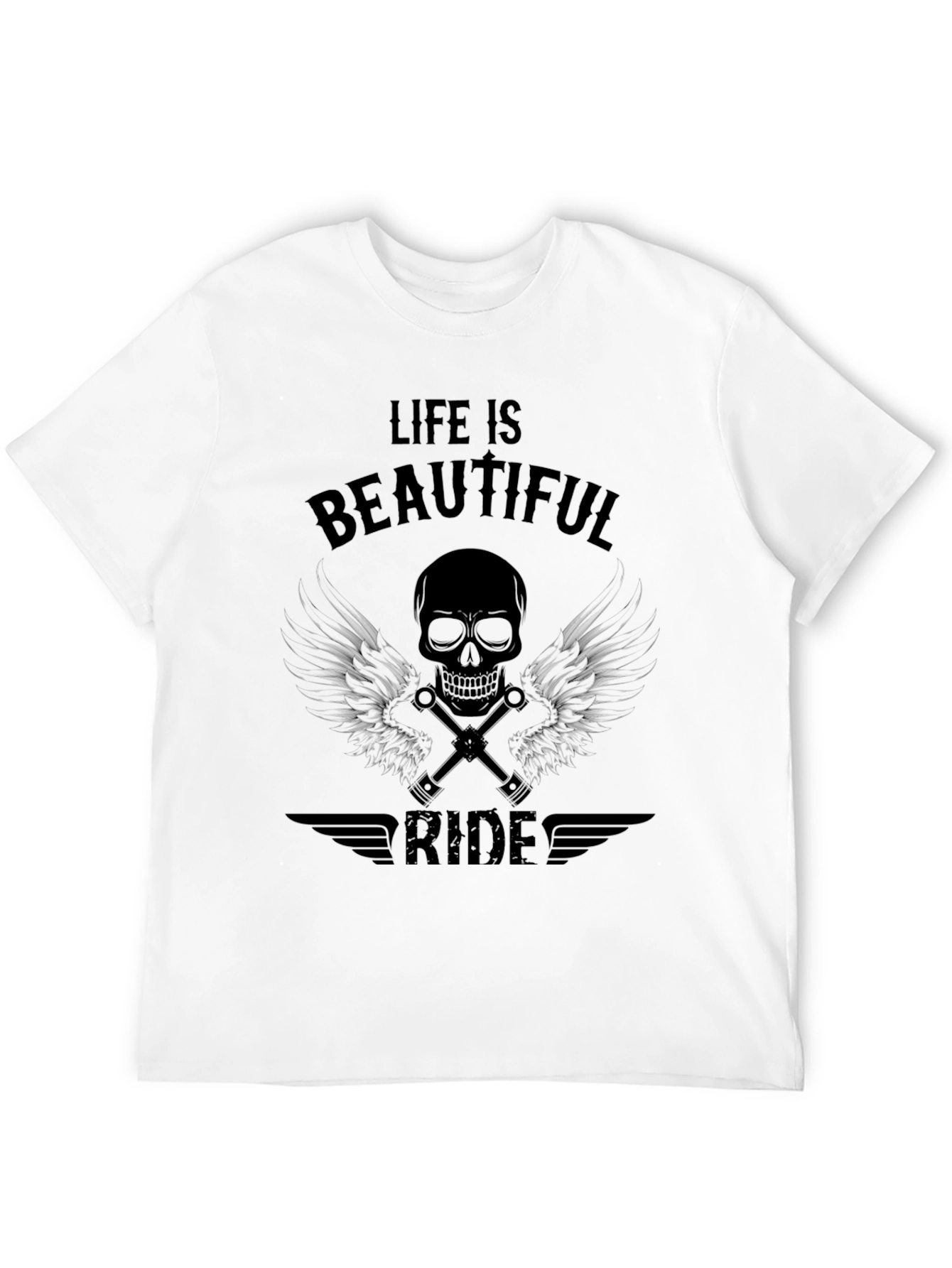 Camiseta Negra: Vida es un Hermoso Viaje