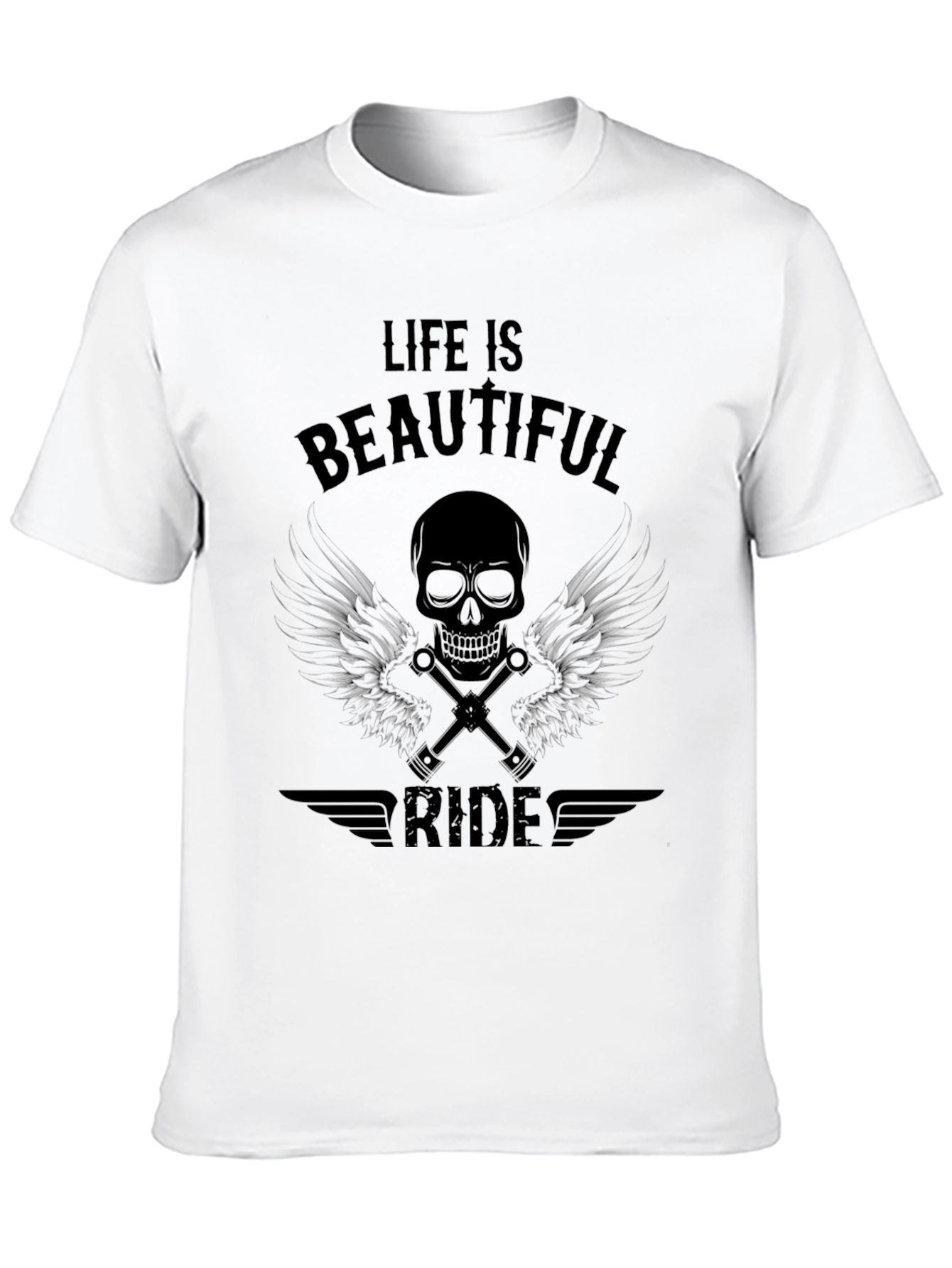 Camiseta Negra: Vida es un Hermoso Viaje