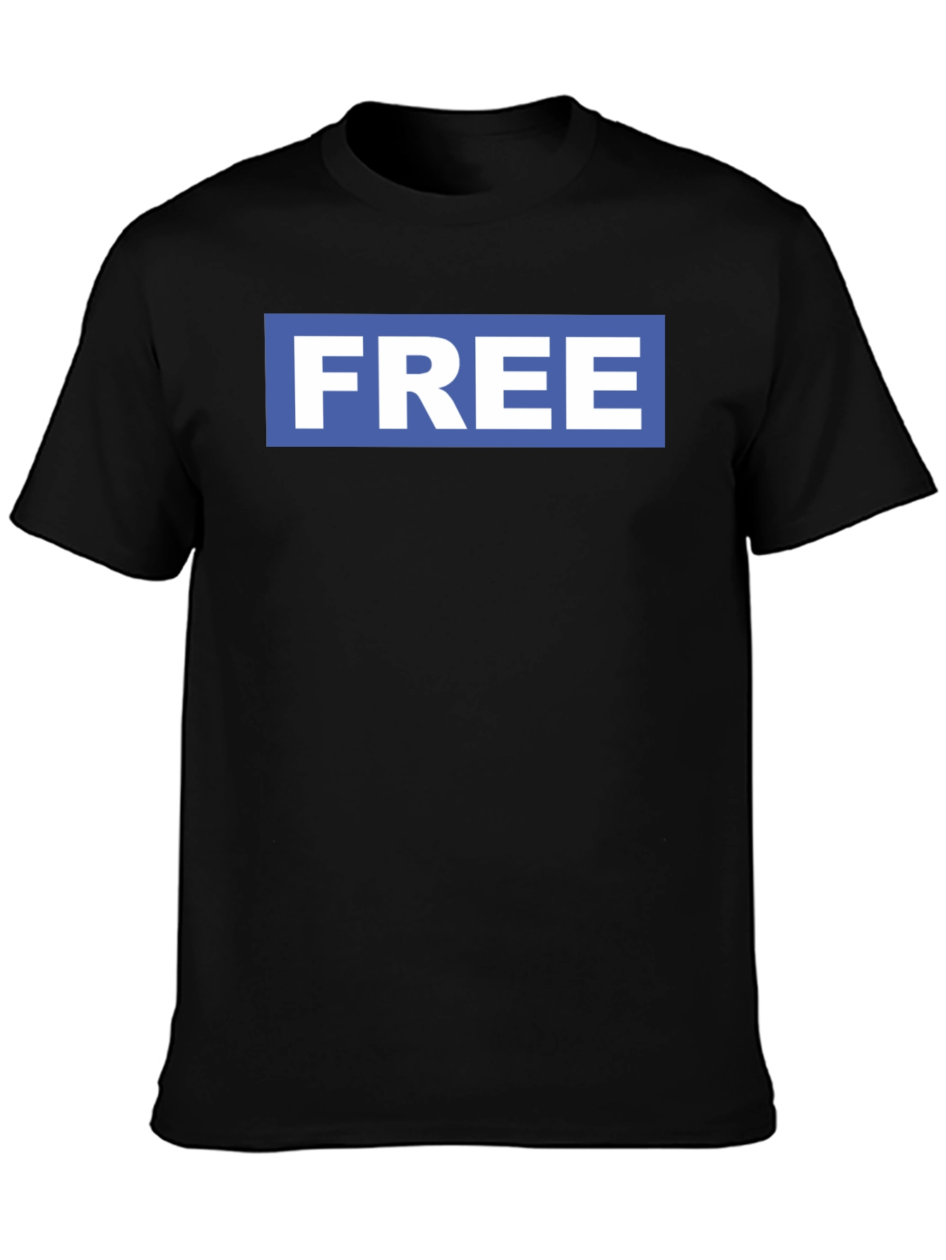 Camiseta Negra FREE Estilo Facebook