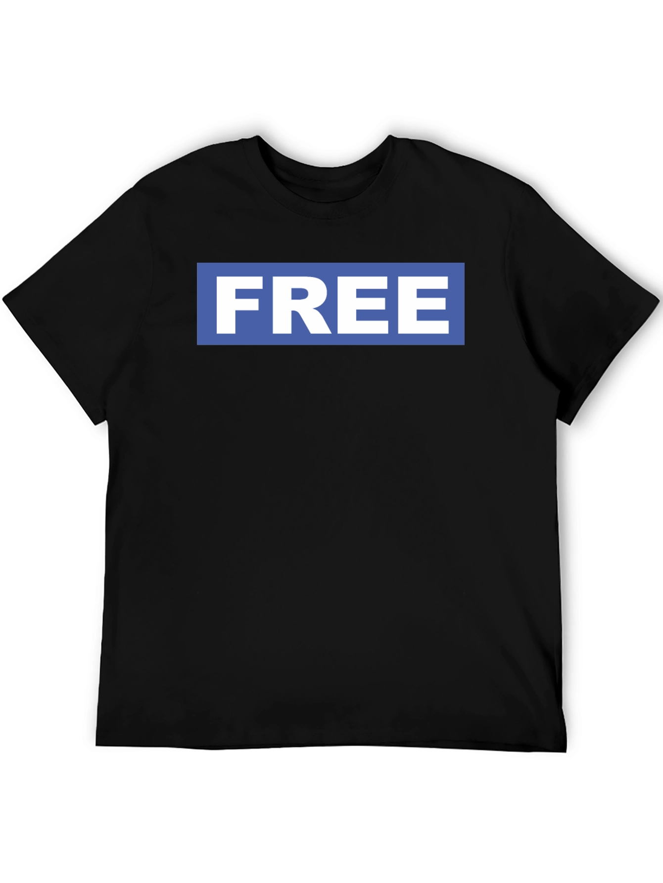 Camiseta Negra FREE Estilo Facebook