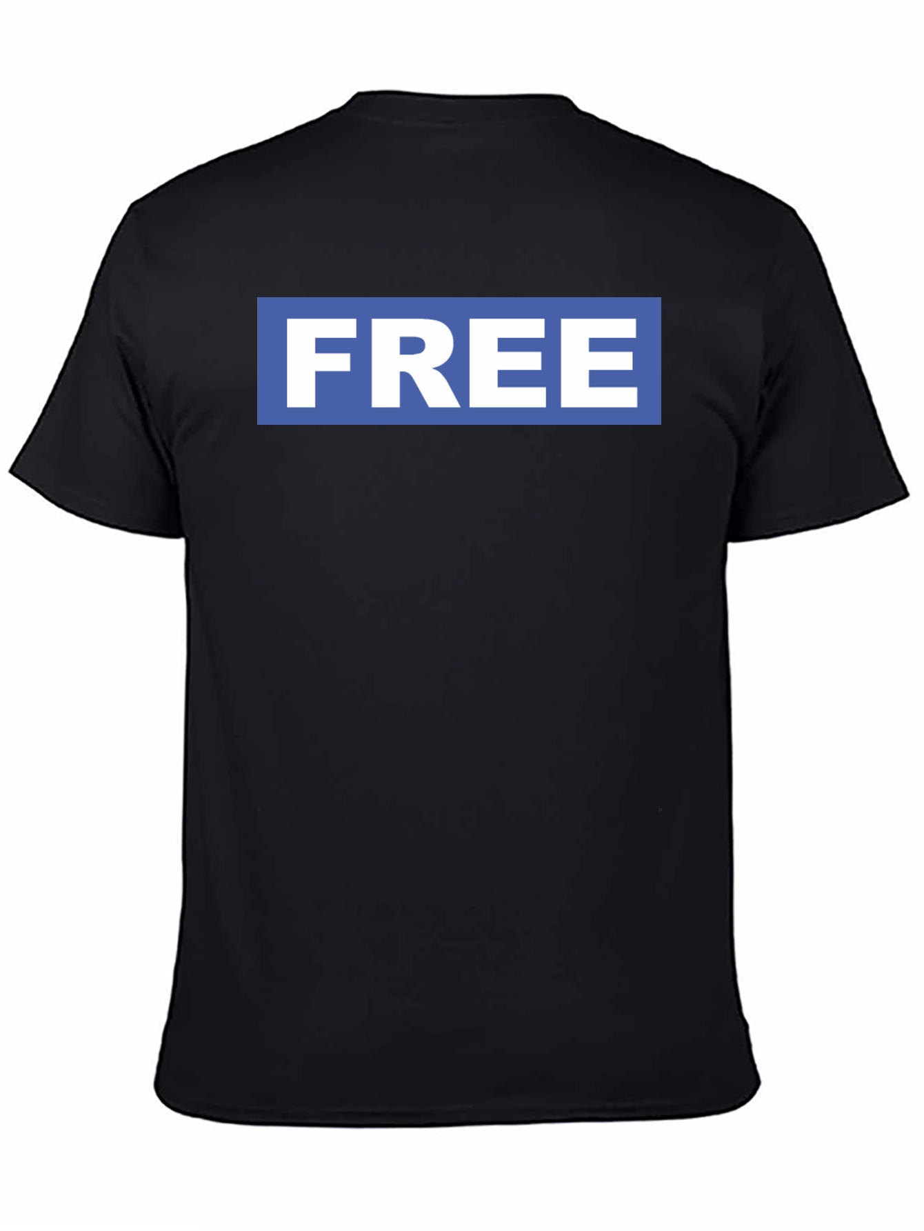Camiseta Negra FREE Estilo Facebook