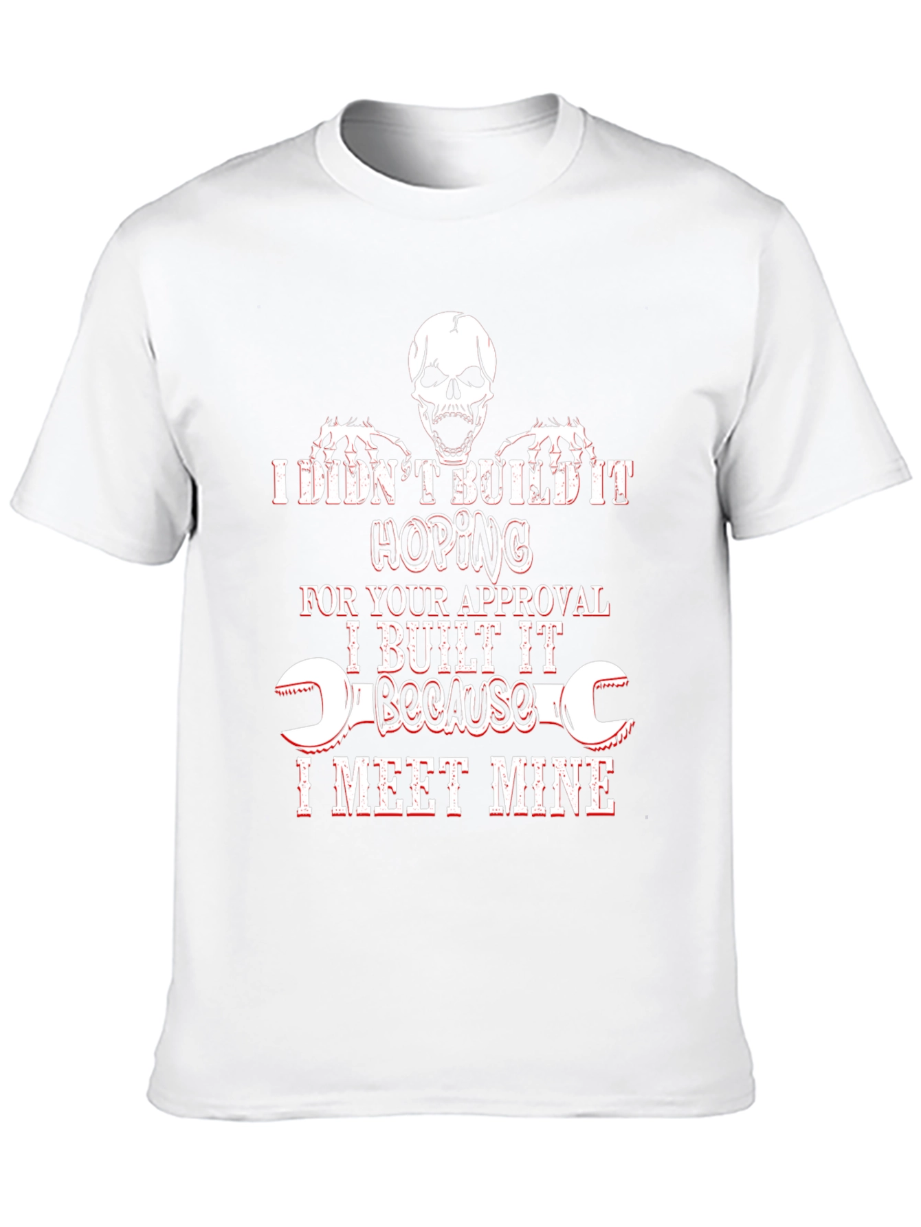 Camiseta Negra con Diseño de Calavera y Frase Motivacional