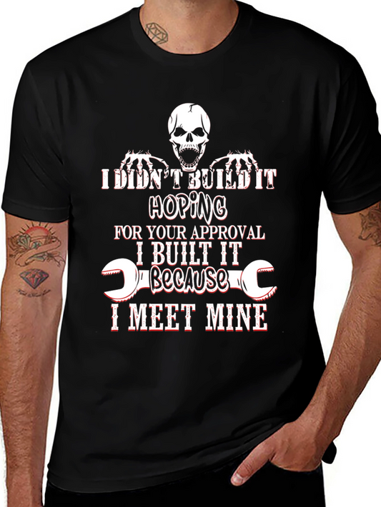 Camiseta Negra con Diseño de Calavera y Frase Motivacional