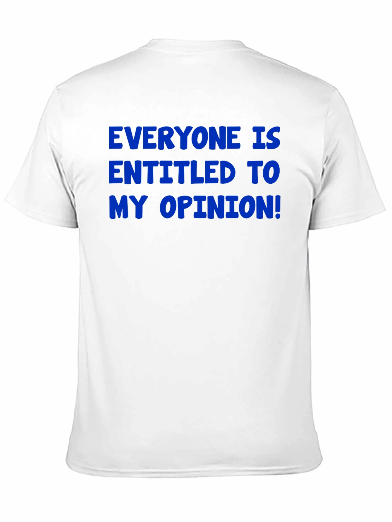 Camiseta Negra con Frase Graciosa - Mi Opinión!