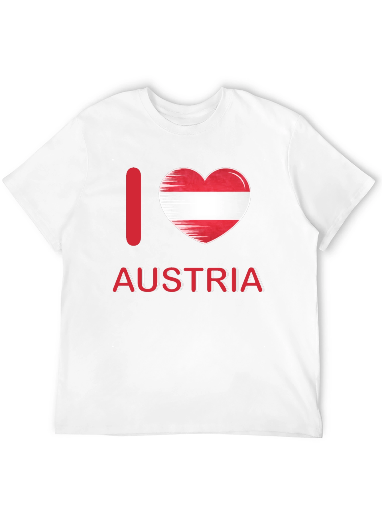Camiseta Negra Austria I Love Austria