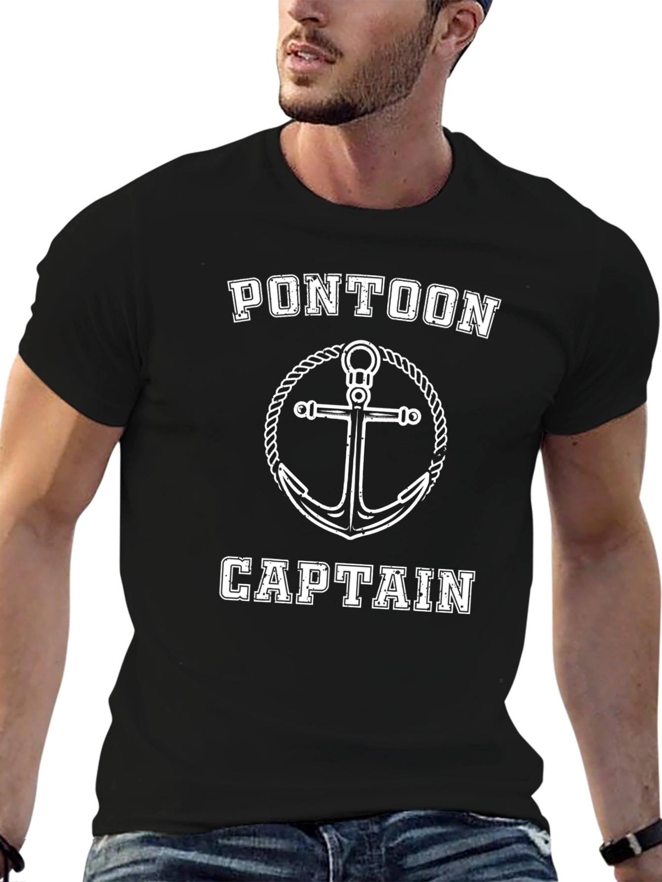 Camiseta Negra Capitán Pontón
