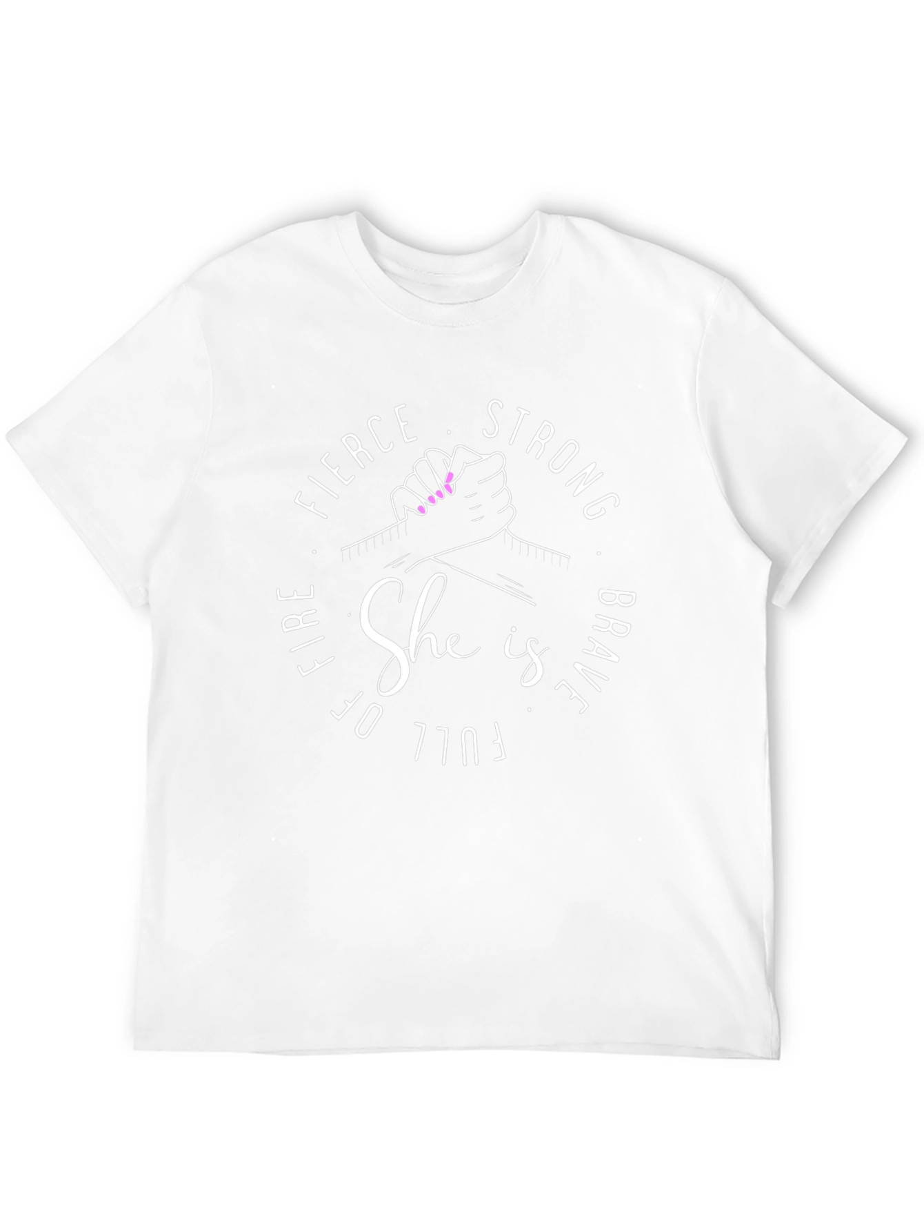 Camiseta Negra con Diseño de Empoderamiento Femenino