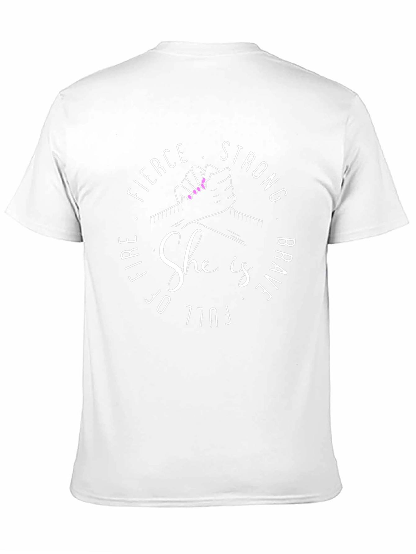 Camiseta Negra con Diseño de Empoderamiento Femenino