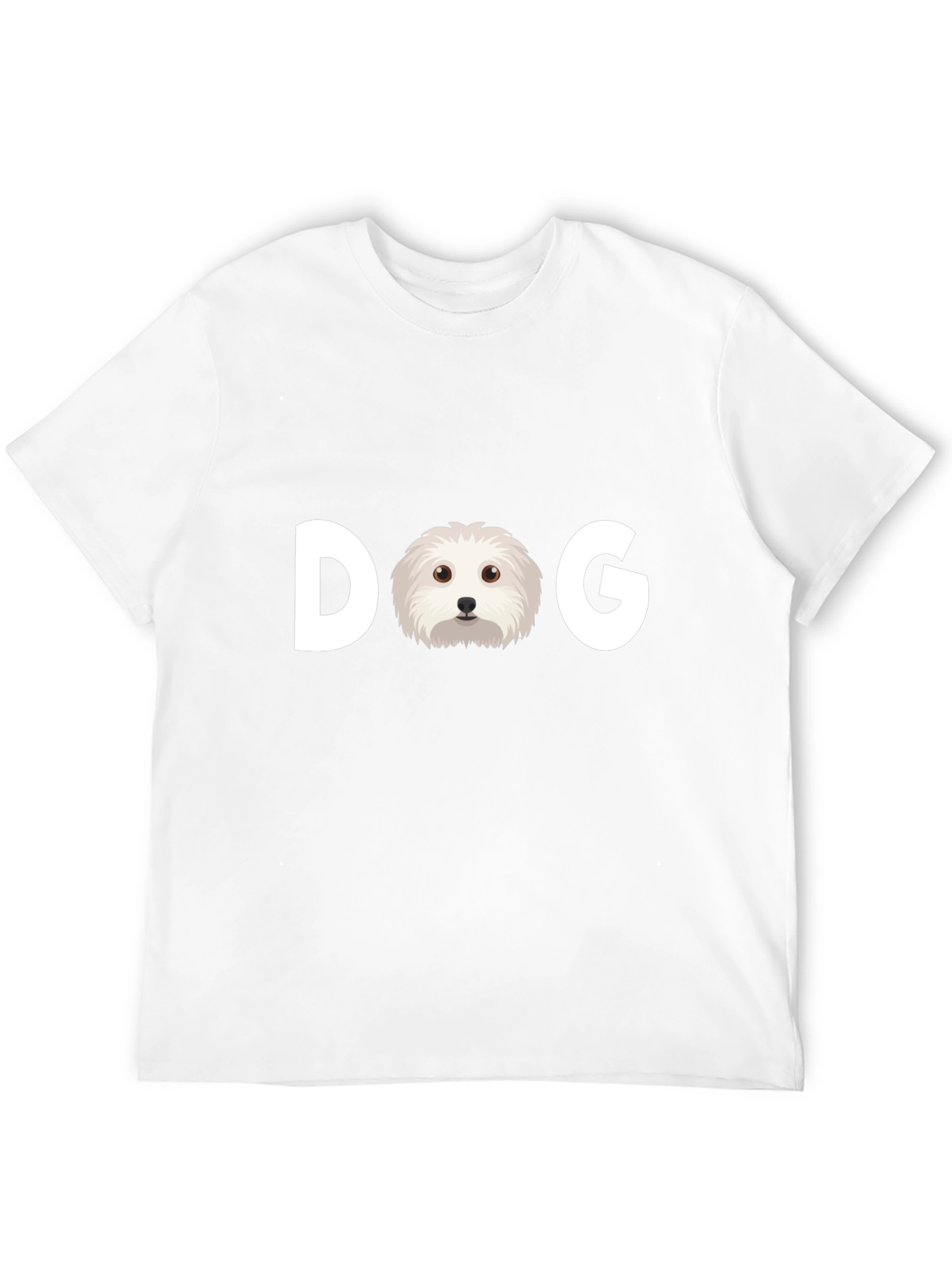 Camiseta Negra Estampado DOG