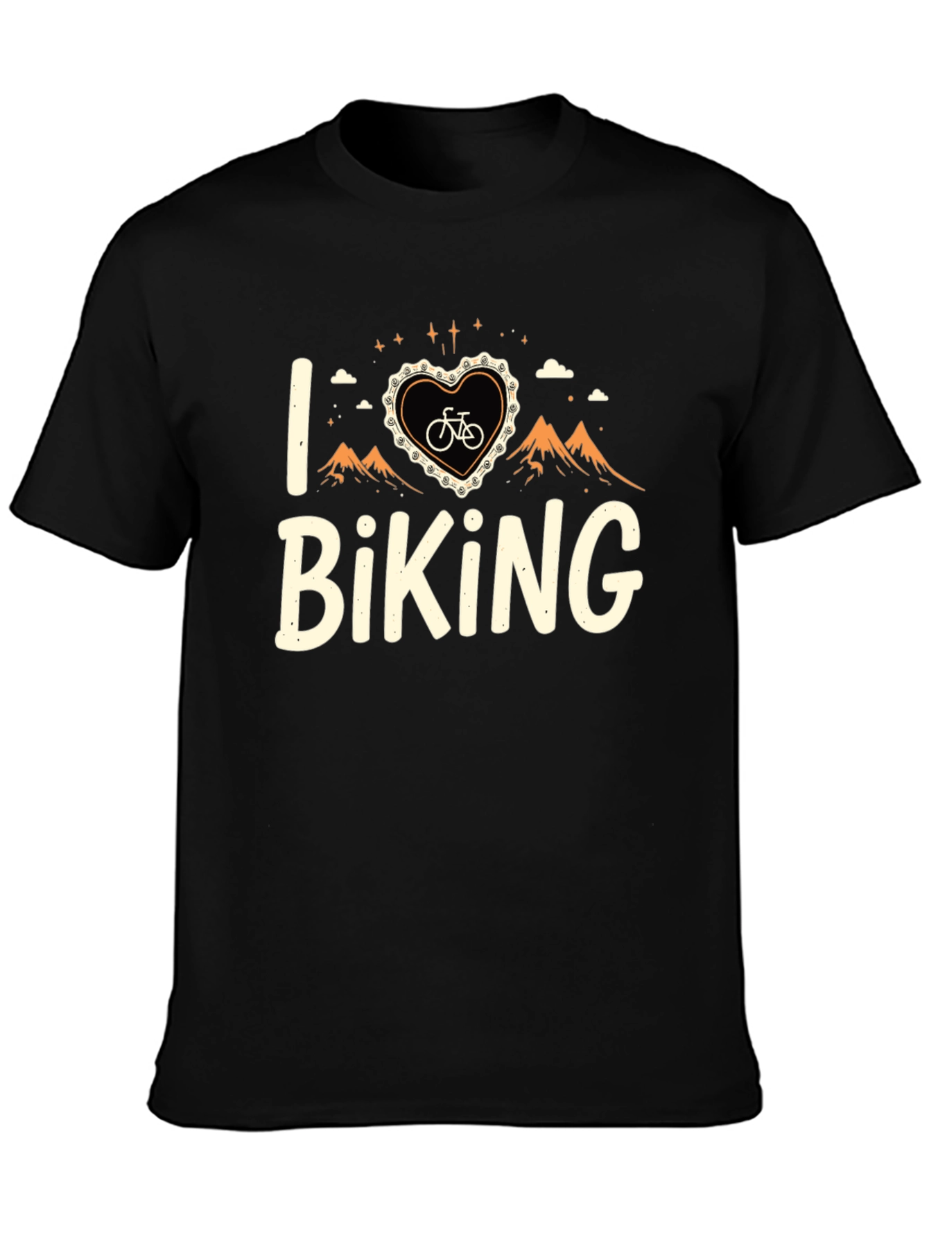 Camiseta Negra I <3 Biking