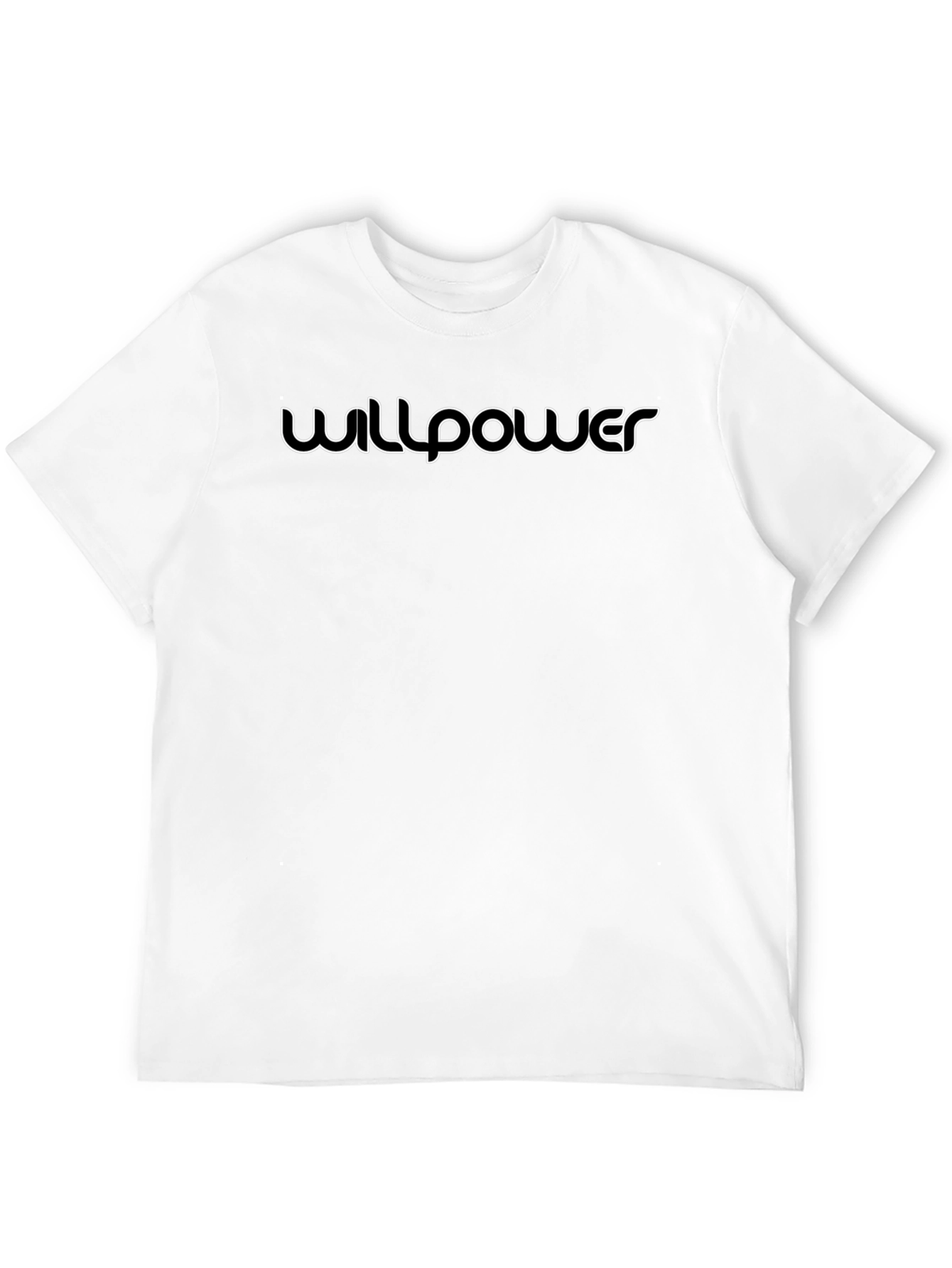Camiseta Negra Willpower - Estilo y Motivación