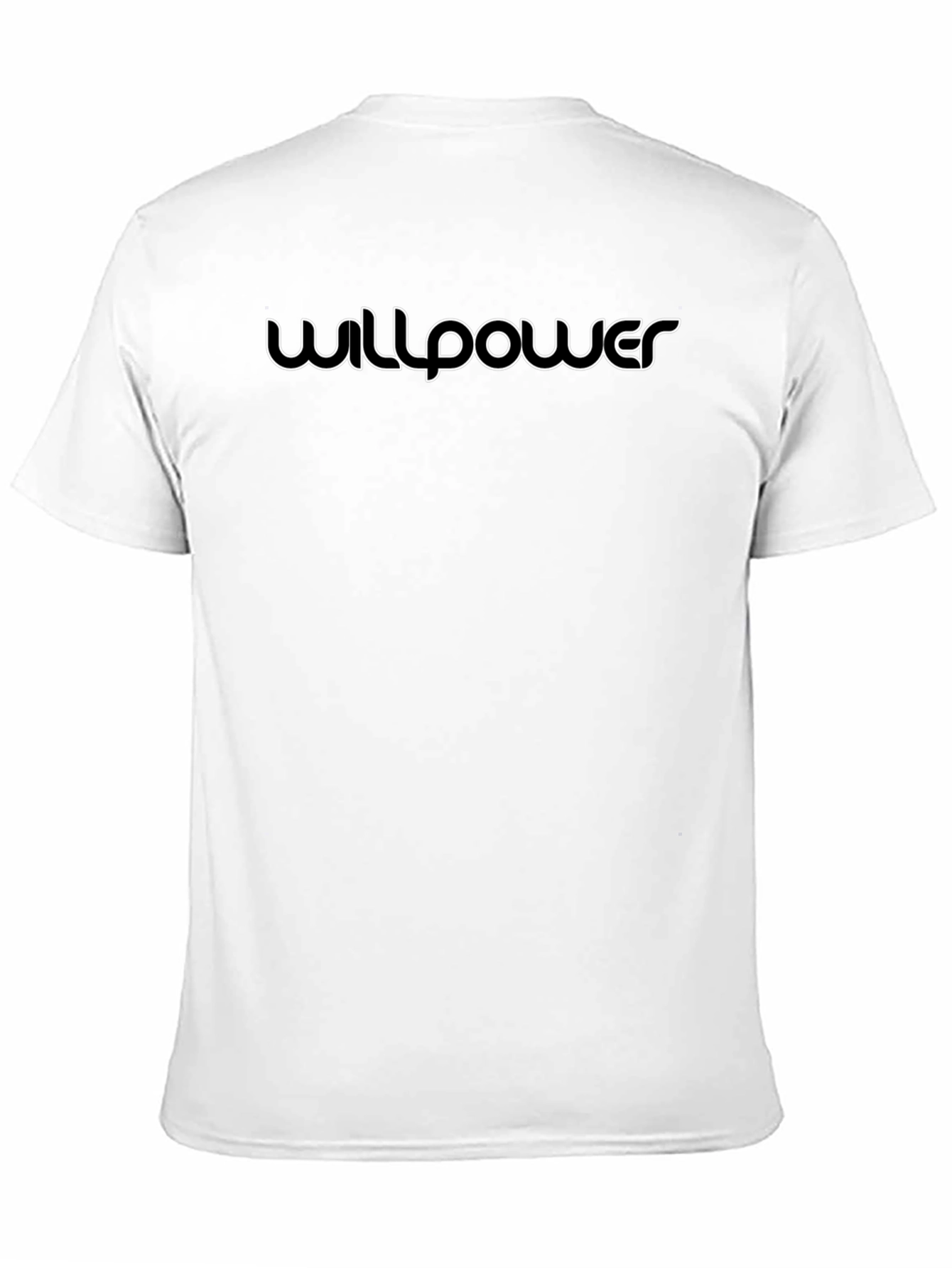 Camiseta Negra Willpower - Estilo y Motivación