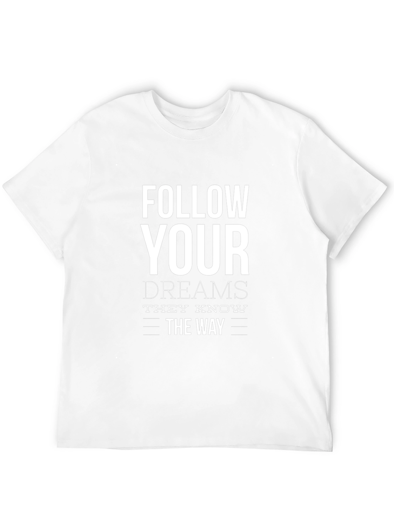 Camiseta Negra: Sigue tus Sueños