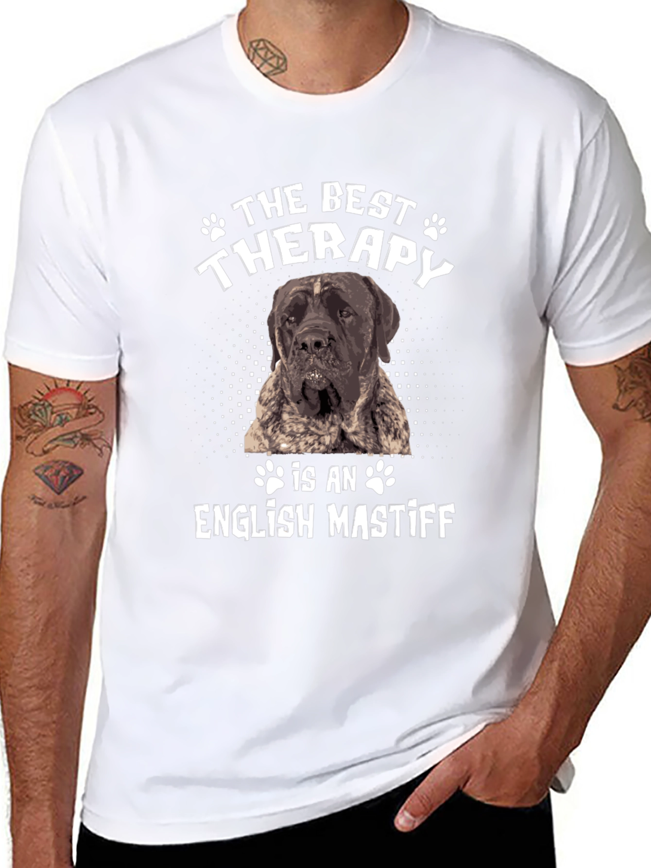 Camiseta El Mejor Tratamiento es un Mastín Inglés