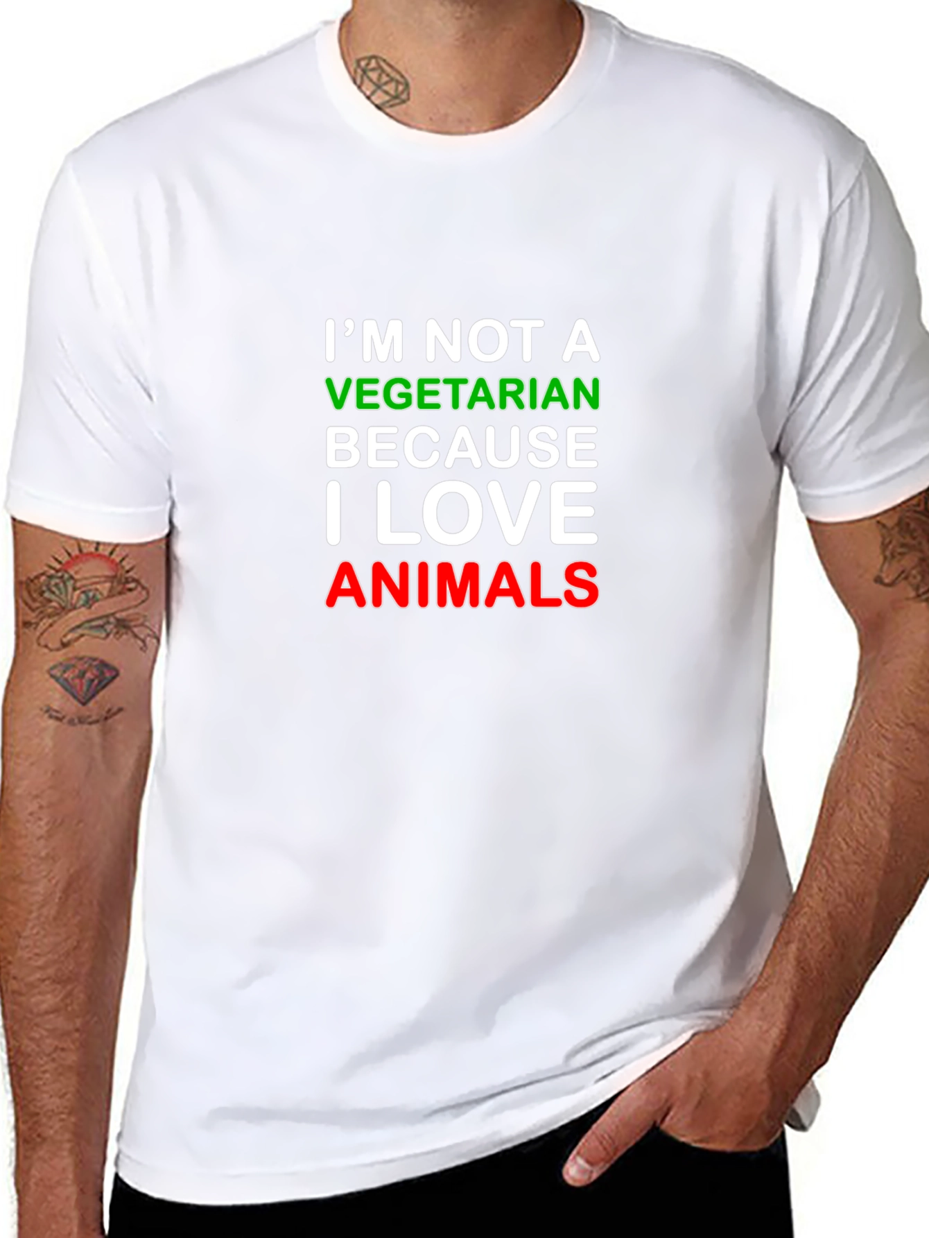 Camiseta Humorística Amo los Animales