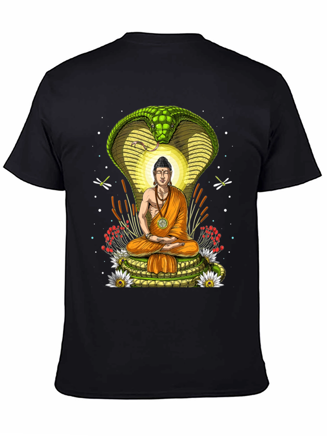 Camiseta Buda Cobra - Diseño Único