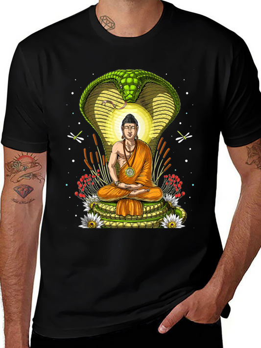 Camiseta Buda Cobra - Diseño Único