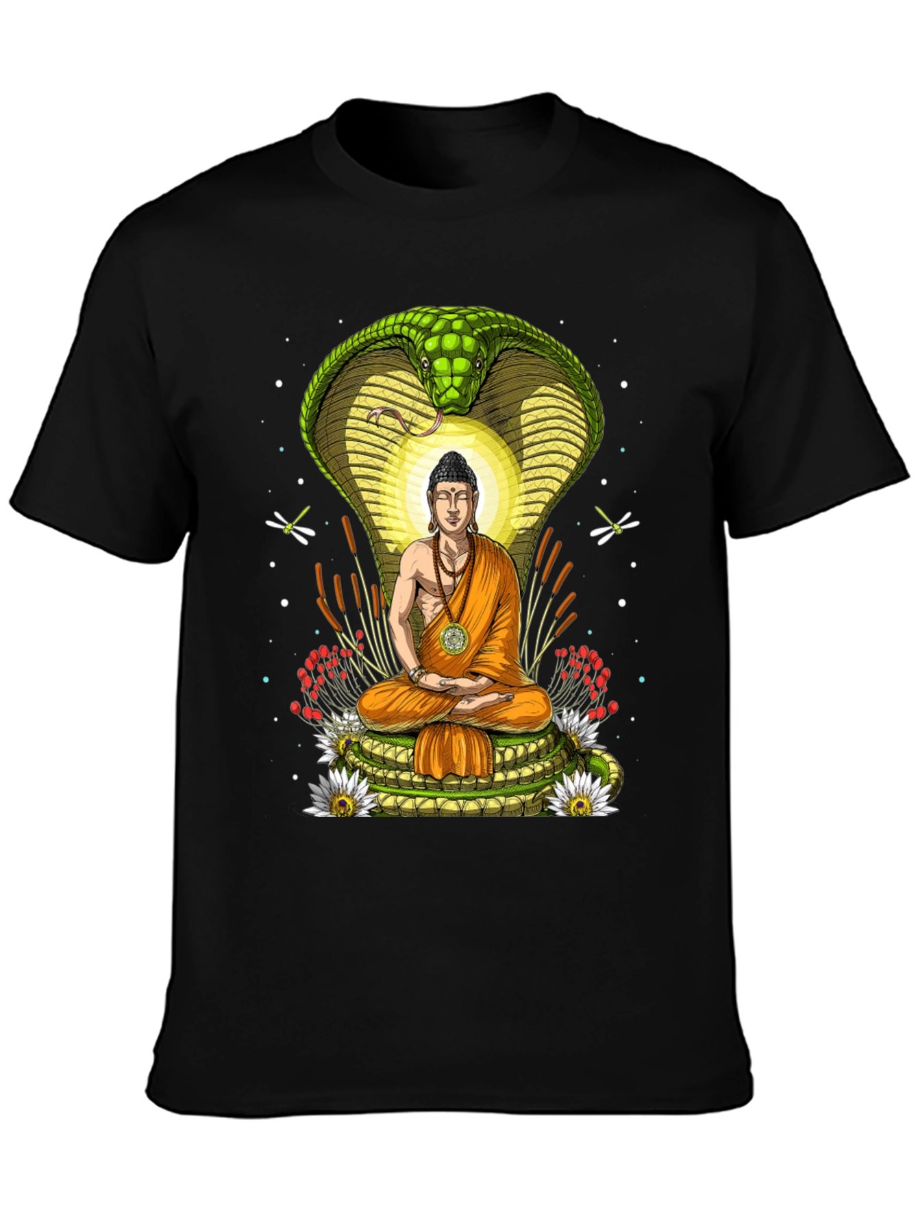 Camiseta Buda Cobra - Diseño Único