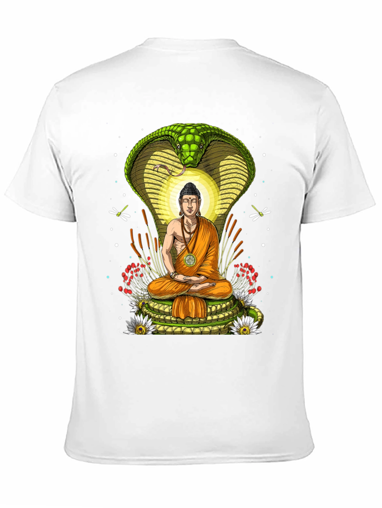 Camiseta Buda Cobra - Diseño Único