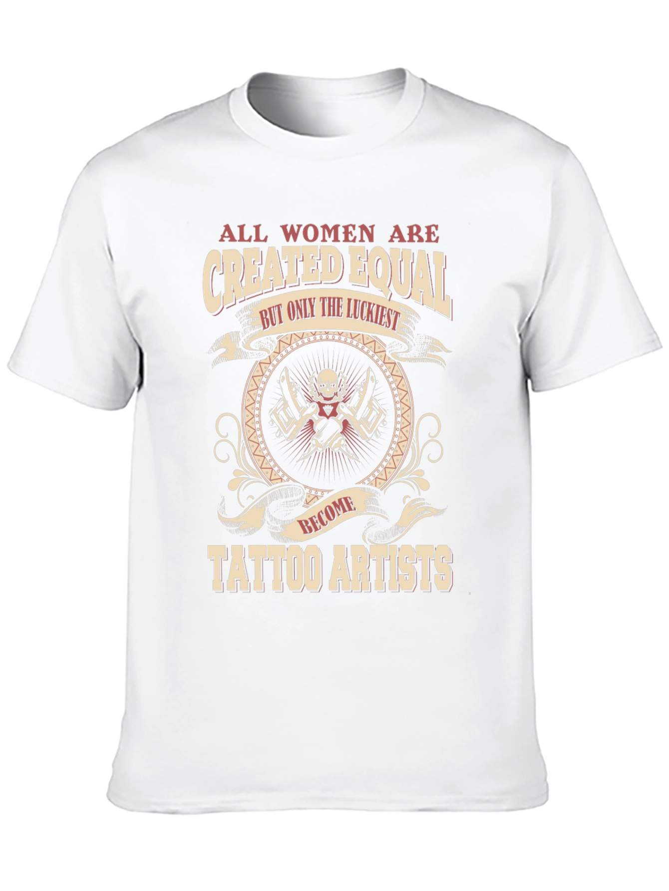 Camiseta Negra Artistas Tatuadoras: Iguales Pero Afortunadas