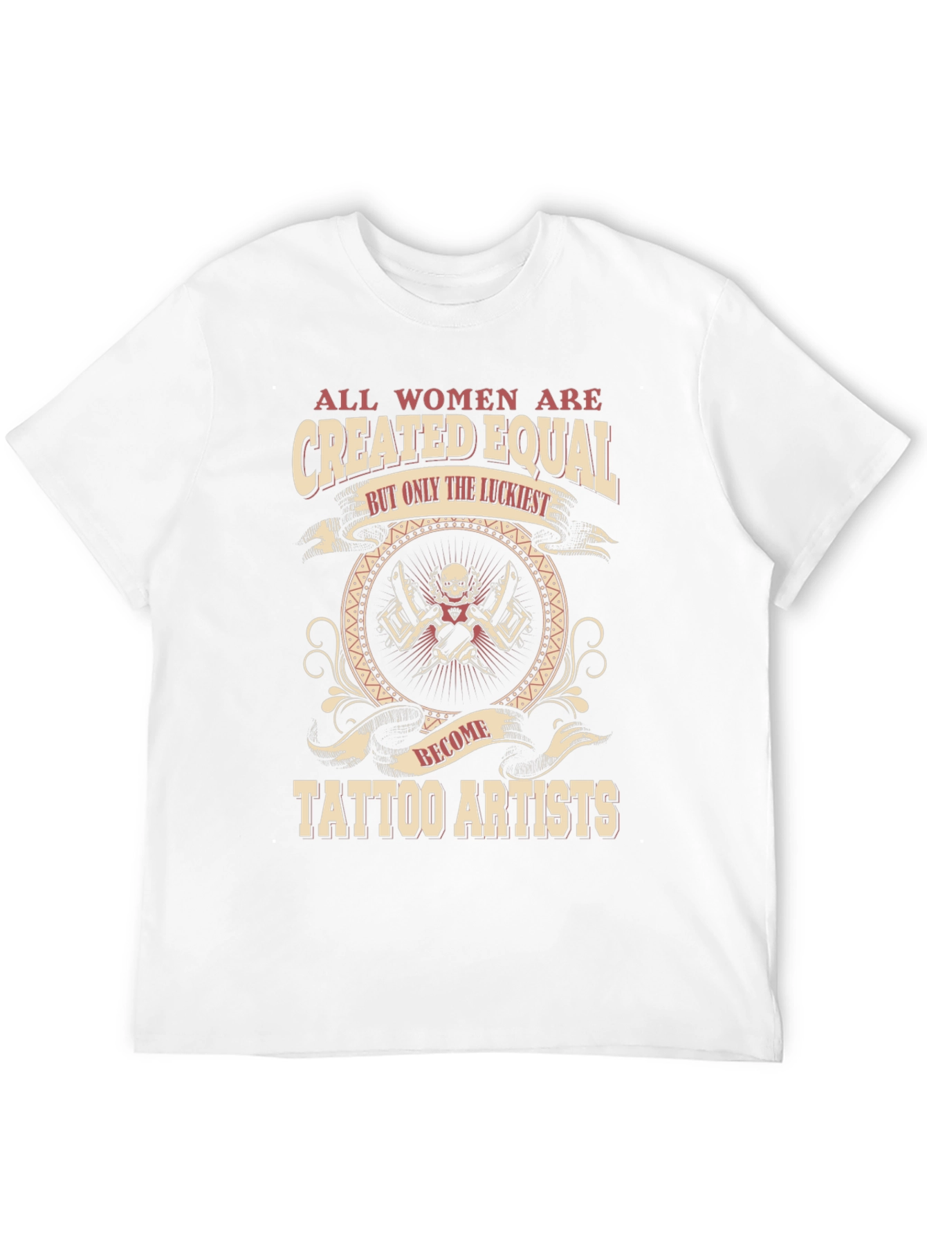 Camiseta Negra Artistas Tatuadoras: Iguales Pero Afortunadas