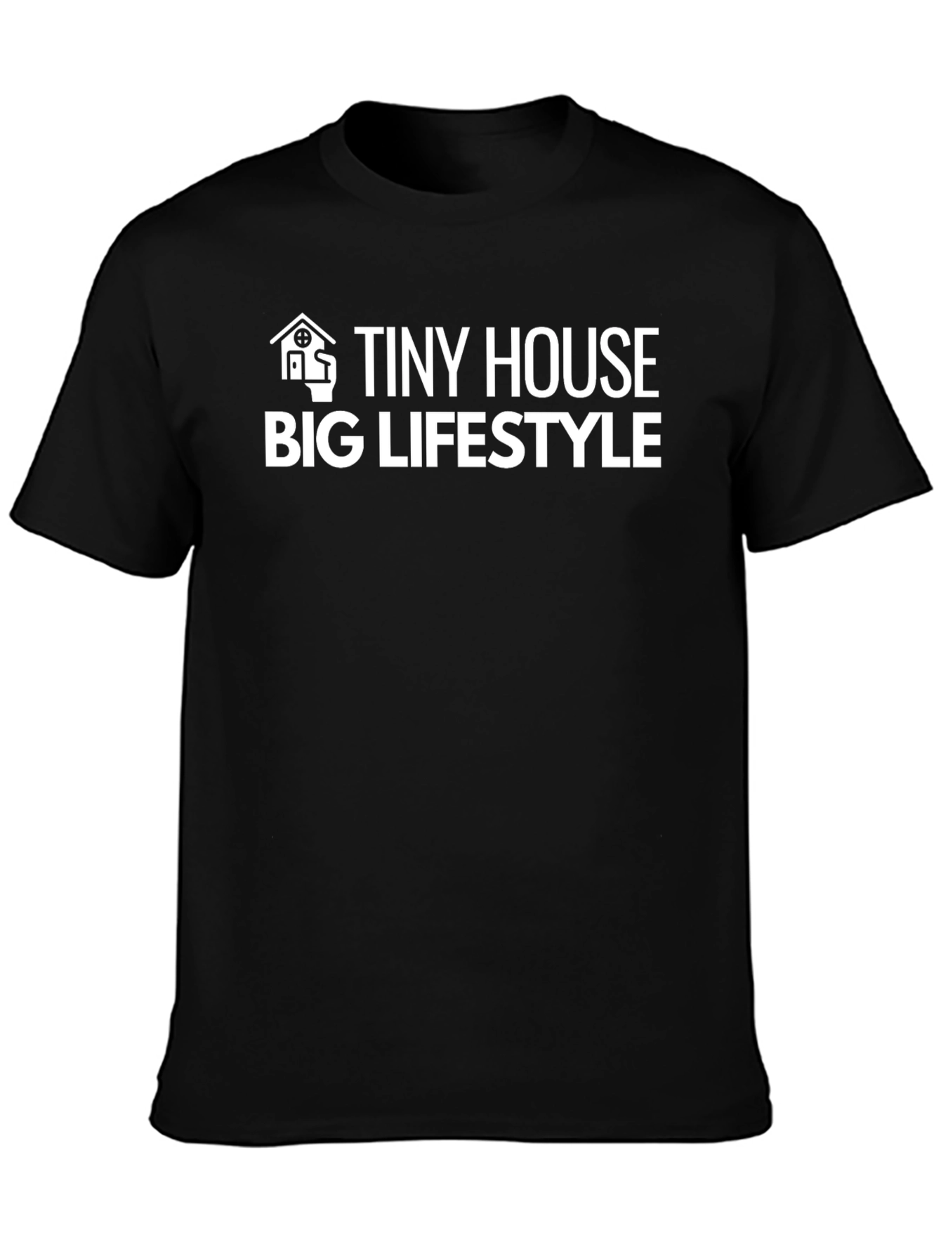 Camiseta Negra Tiny House Big Lifestyle