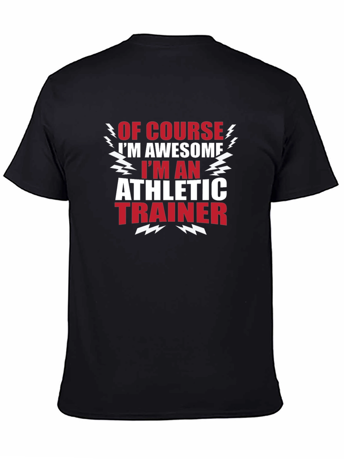 Camiseta Negra Impresión Entrenador Atlético