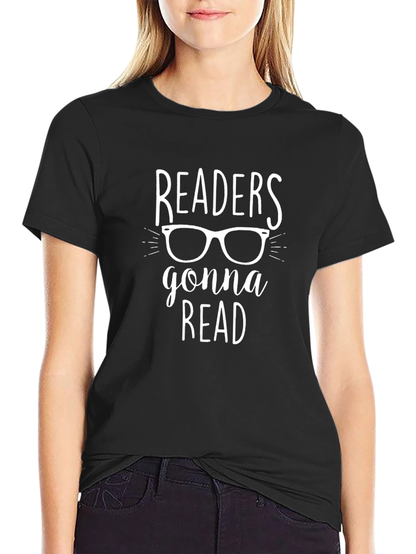 Camiseta Negra Readers gonna read