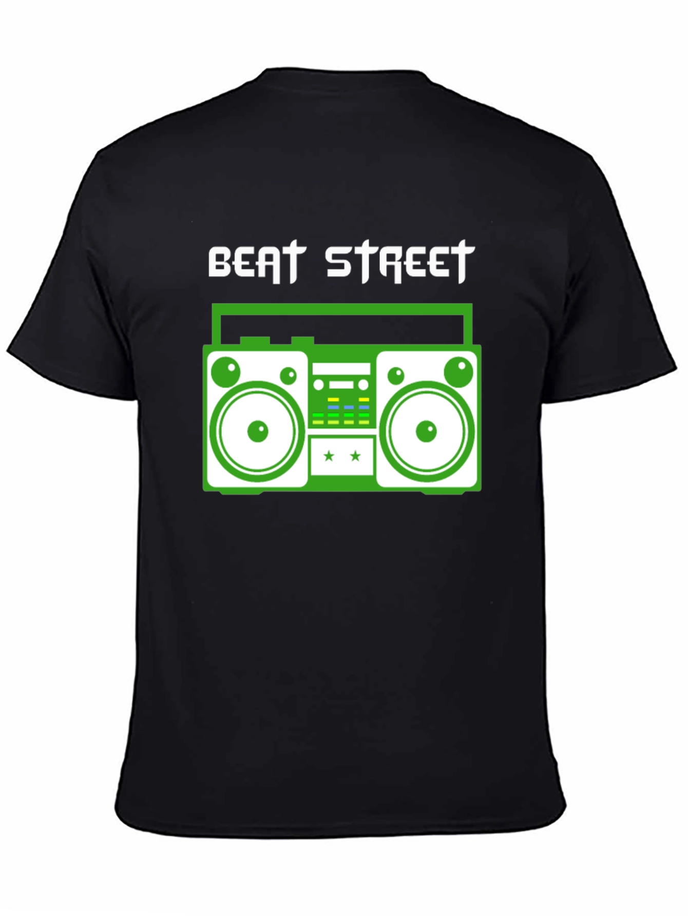 Camiseta Negra Beat Street Retro