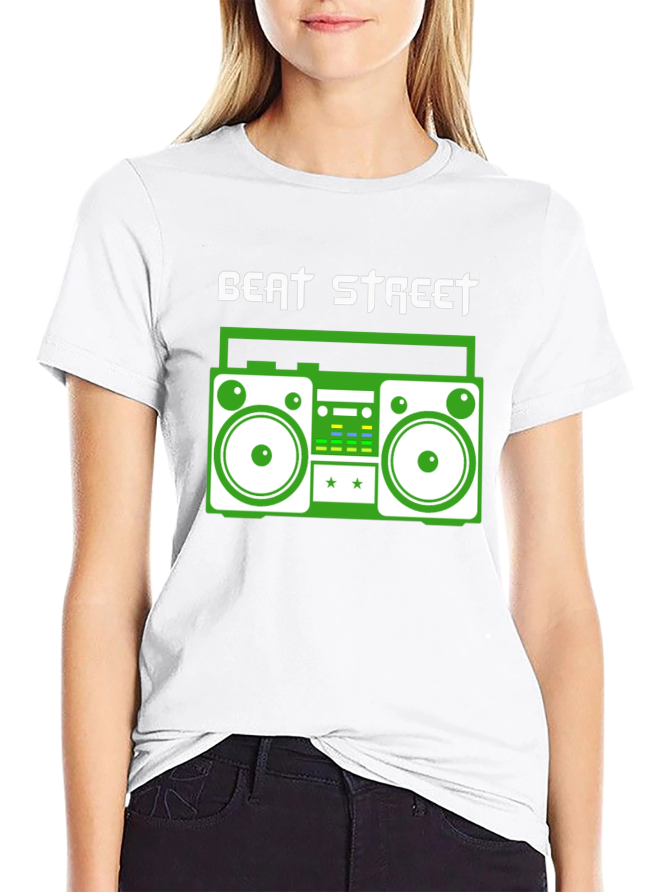 Camiseta Negra Beat Street Retro