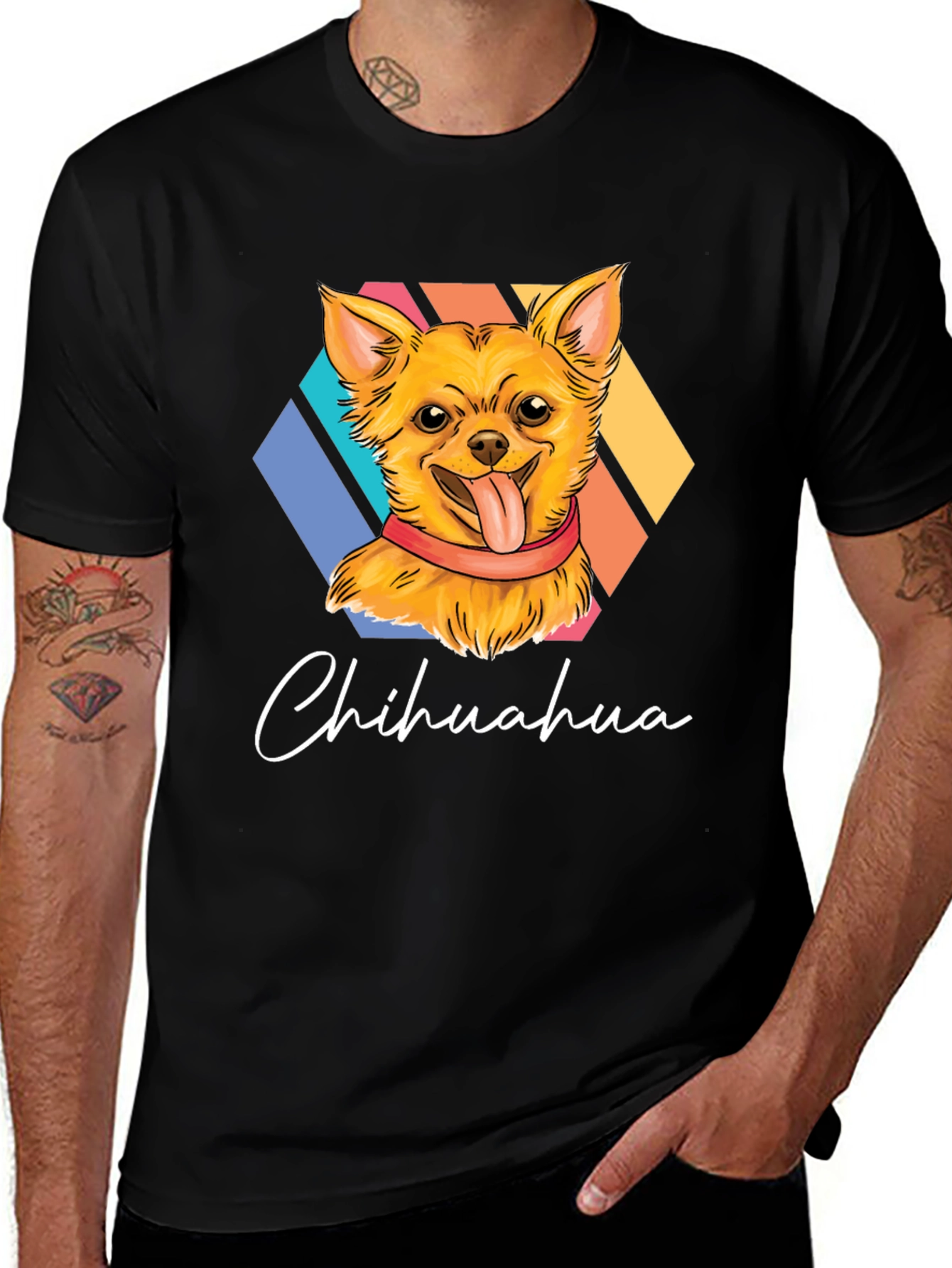 Camiseta Chihuahua Diseño Divertido