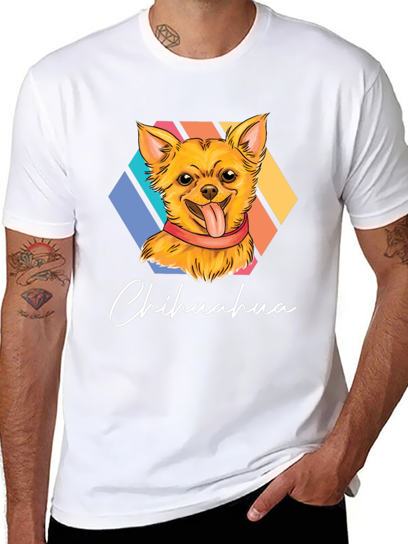 Camiseta Chihuahua Diseño Divertido