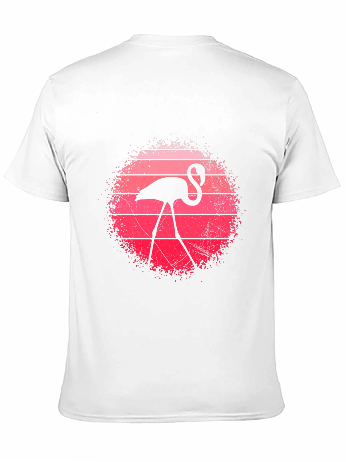 Camiseta Negra con Diseño de Flamenco Retro