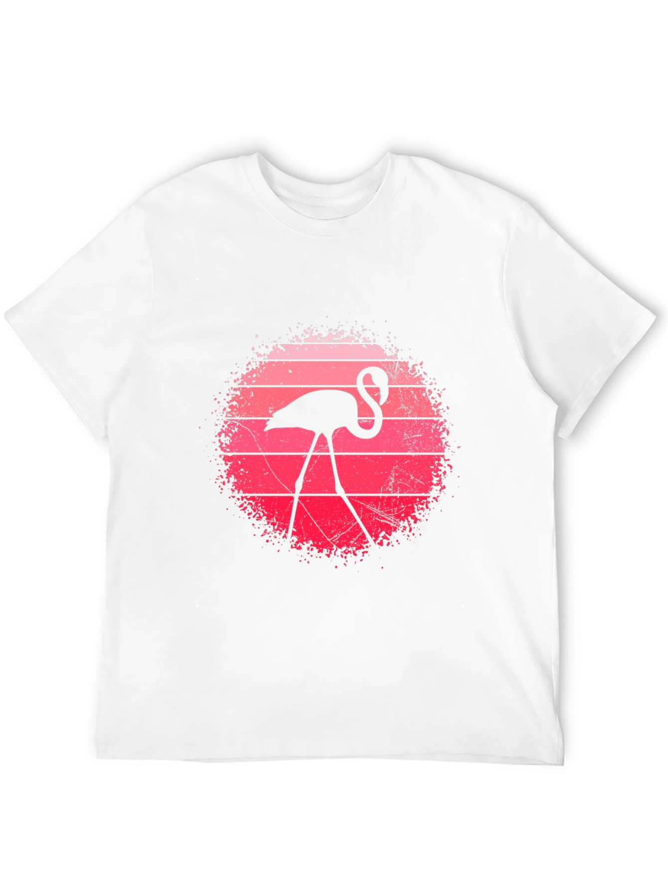 Camiseta Negra con Diseño de Flamenco Retro