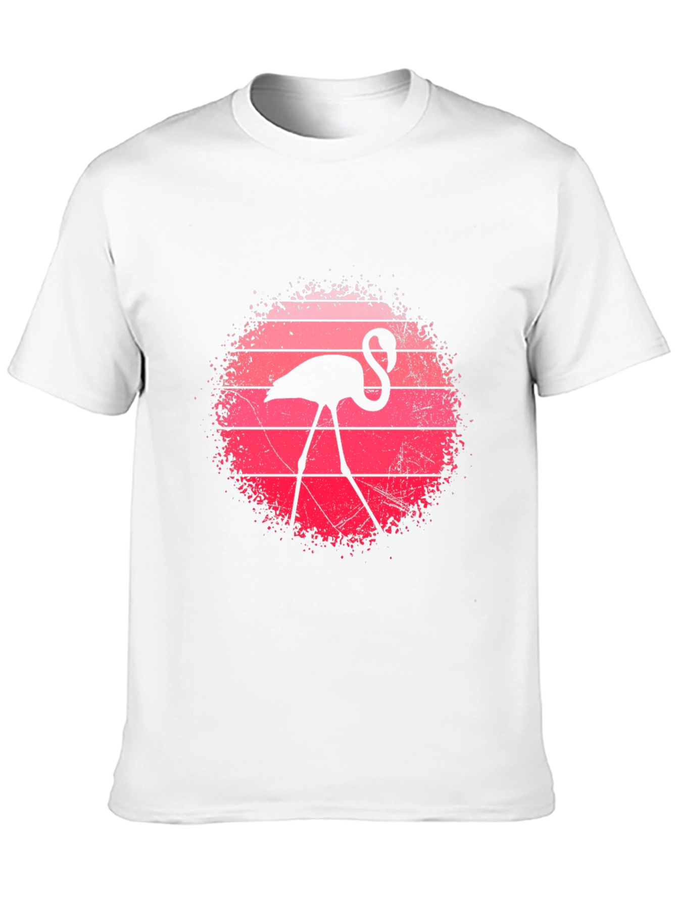 Camiseta Negra con Diseño de Flamenco Retro