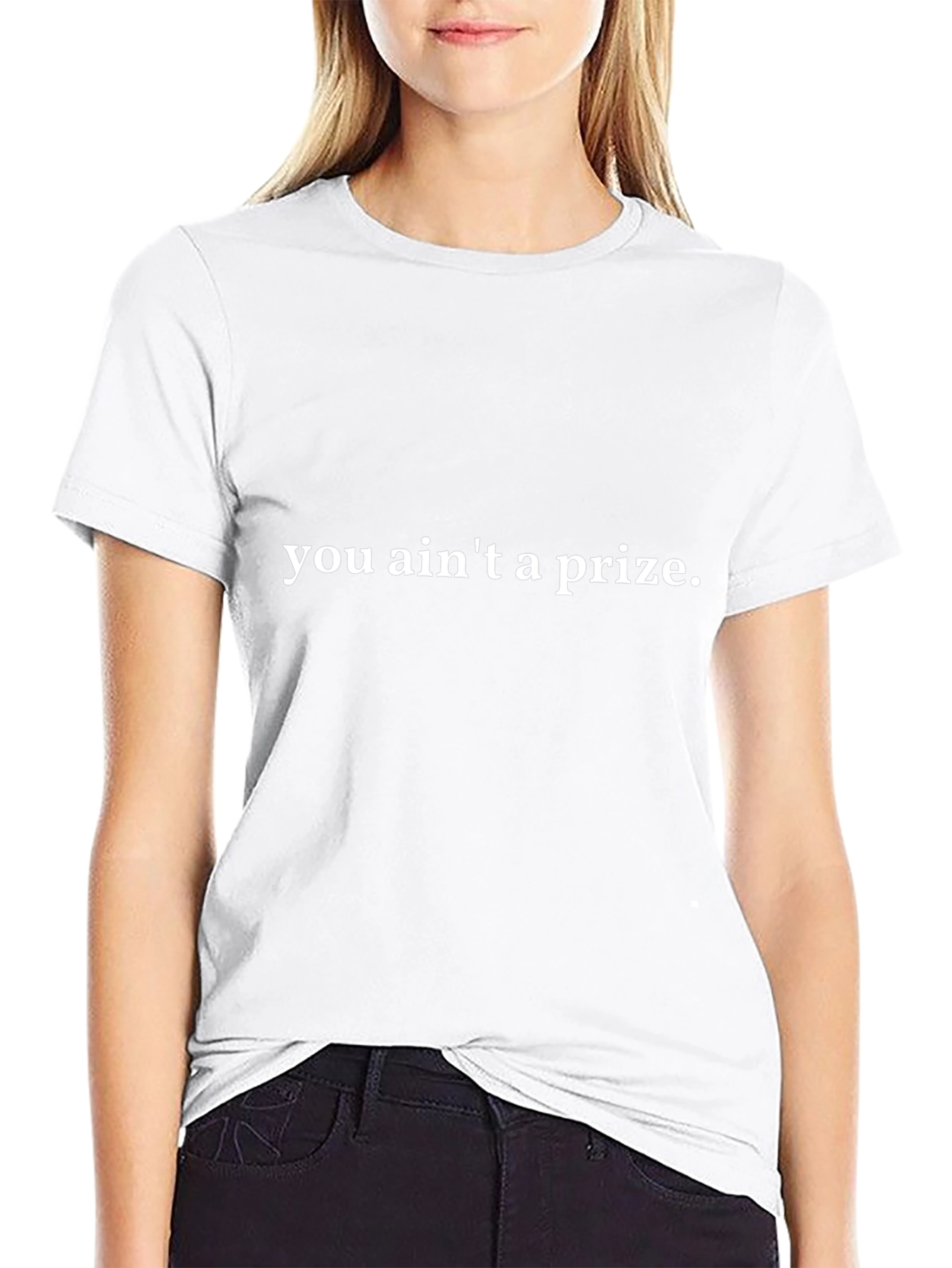 Camiseta Negra: No Eres un Premio