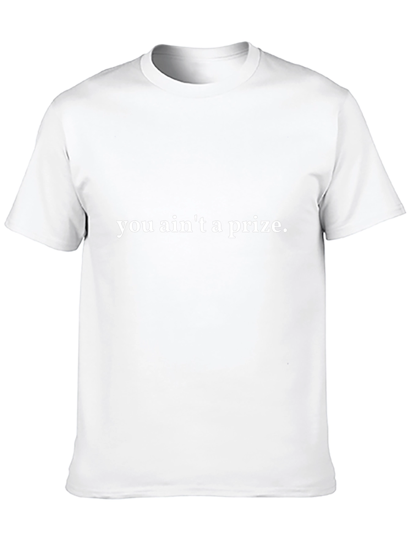 Camiseta Negra: No Eres un Premio