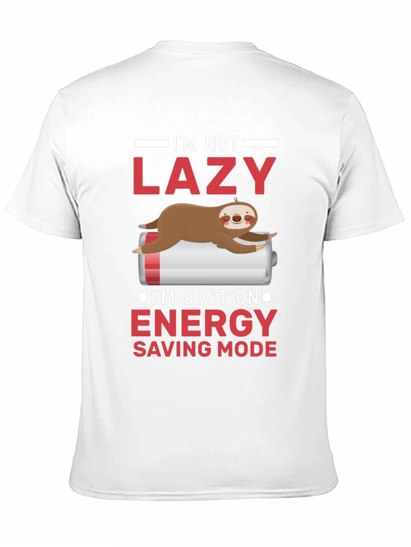 Camiseta Perezosa: Modo Ahorro de Energía