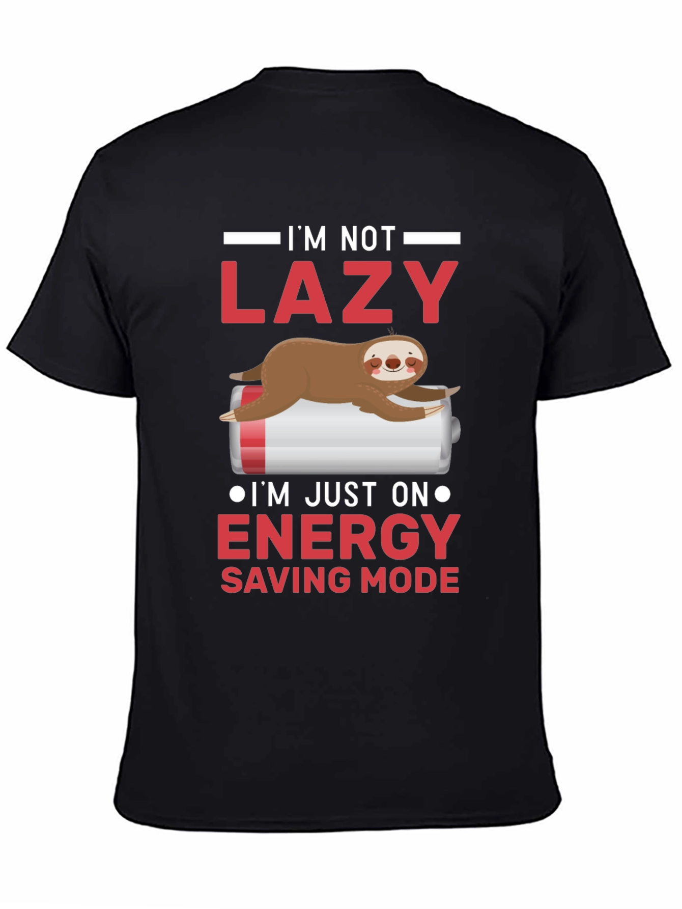 Camiseta Perezosa: Modo Ahorro de Energía
