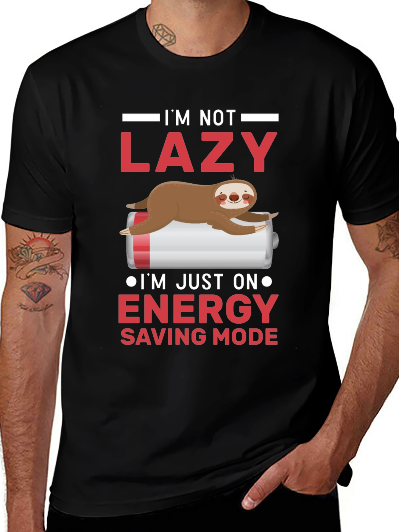 Camiseta Perezosa: Modo Ahorro de Energía