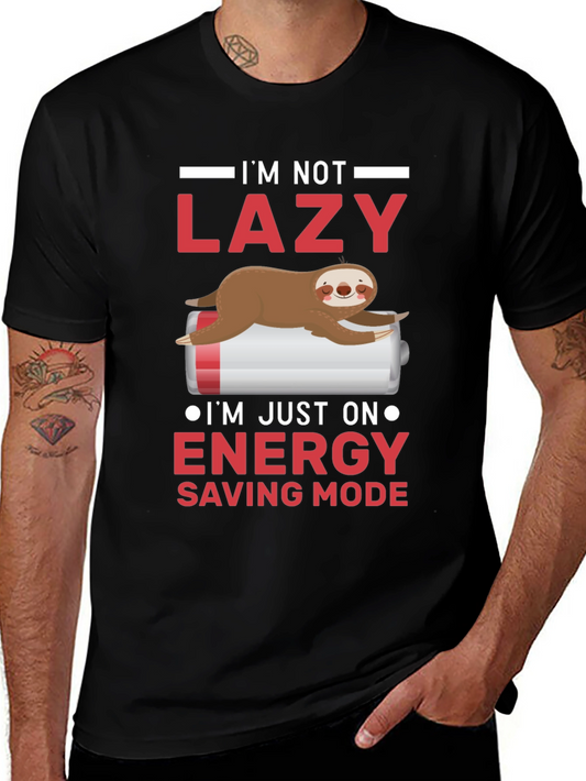 Camiseta Perezosa: Modo Ahorro de Energía