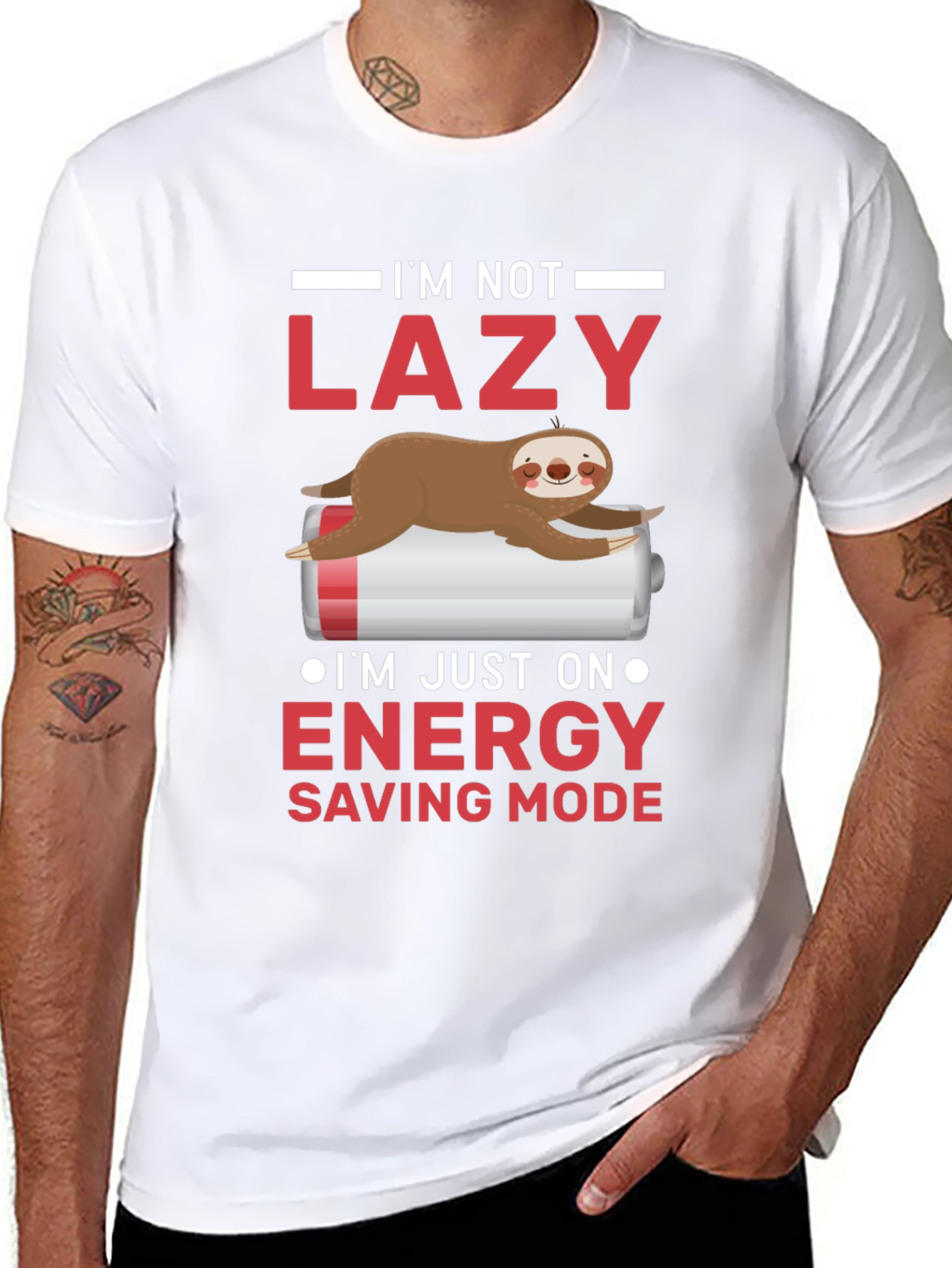 Camiseta Perezosa: Modo Ahorro de Energía